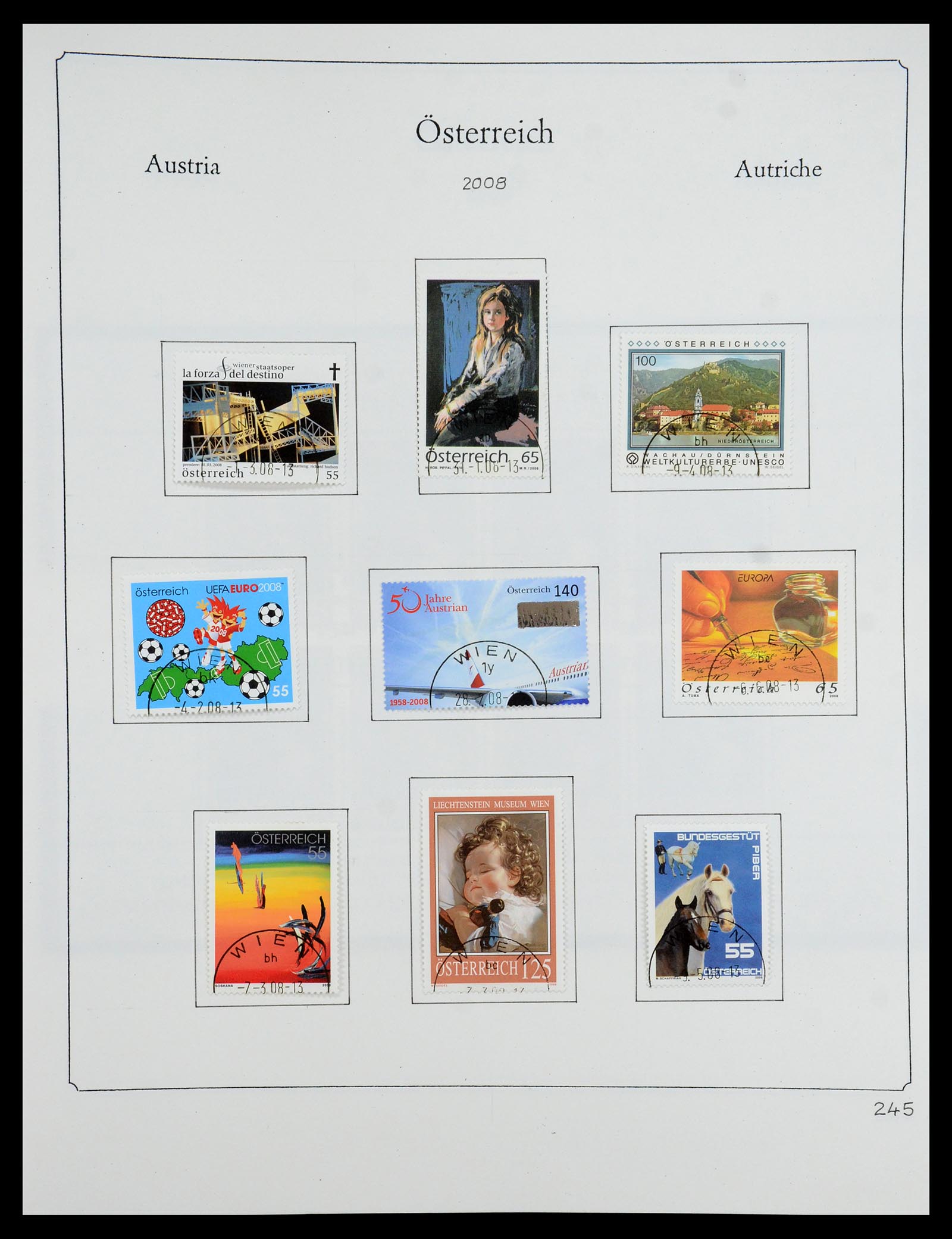 35419 272 - Stamp Collection 35419 Austria 1945-2008.