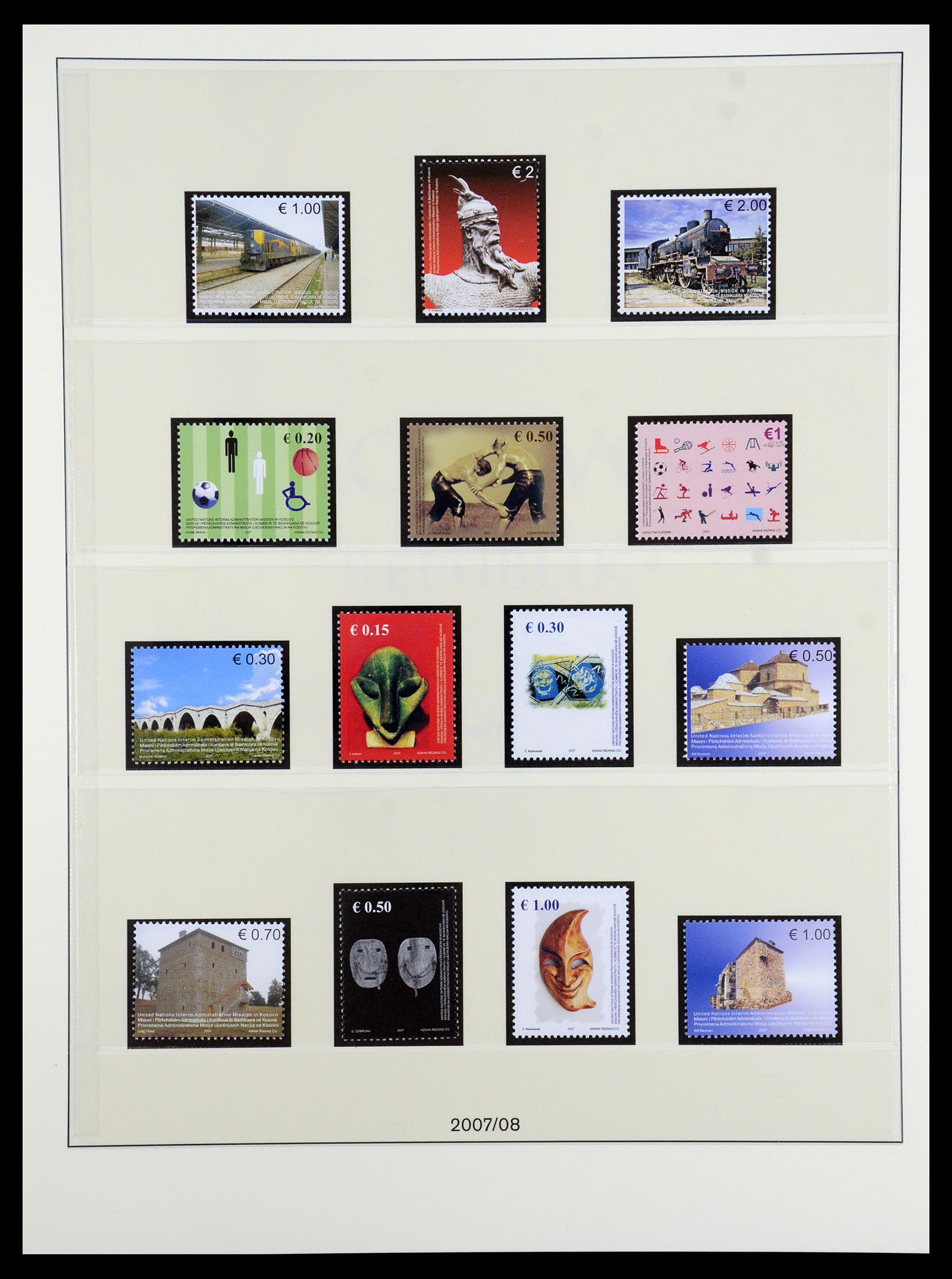 35420 012 - Postzegelverzameling 35420 Kosovo 2000-2014.