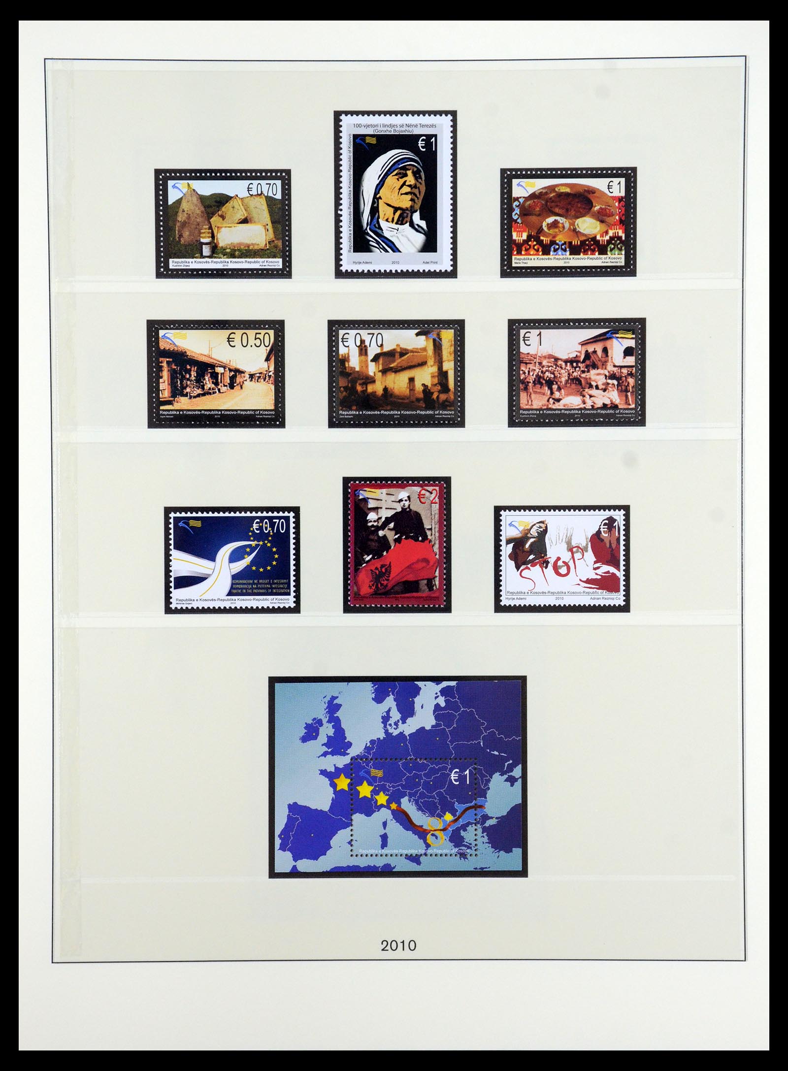 35420 021 - Postzegelverzameling 35420 Kosovo 2000-2014.