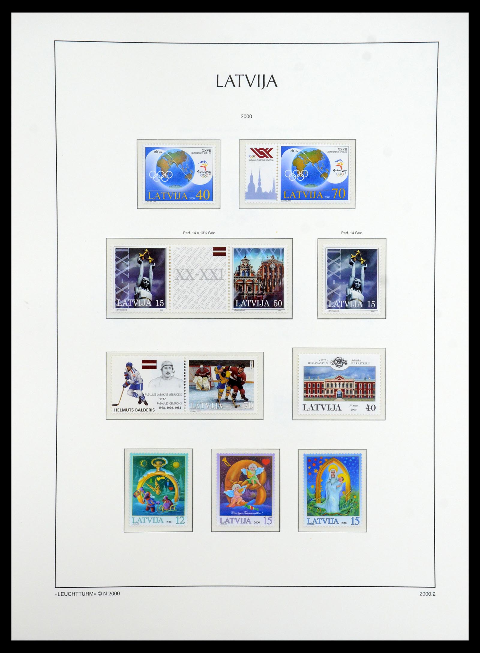35421 025 - Postzegelverzameling 35421 Letland 1991-2012.