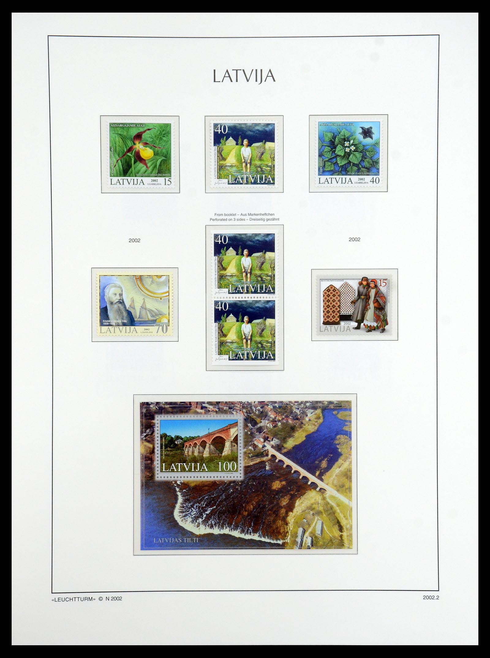35421 031 - Postzegelverzameling 35421 Letland 1991-2012.