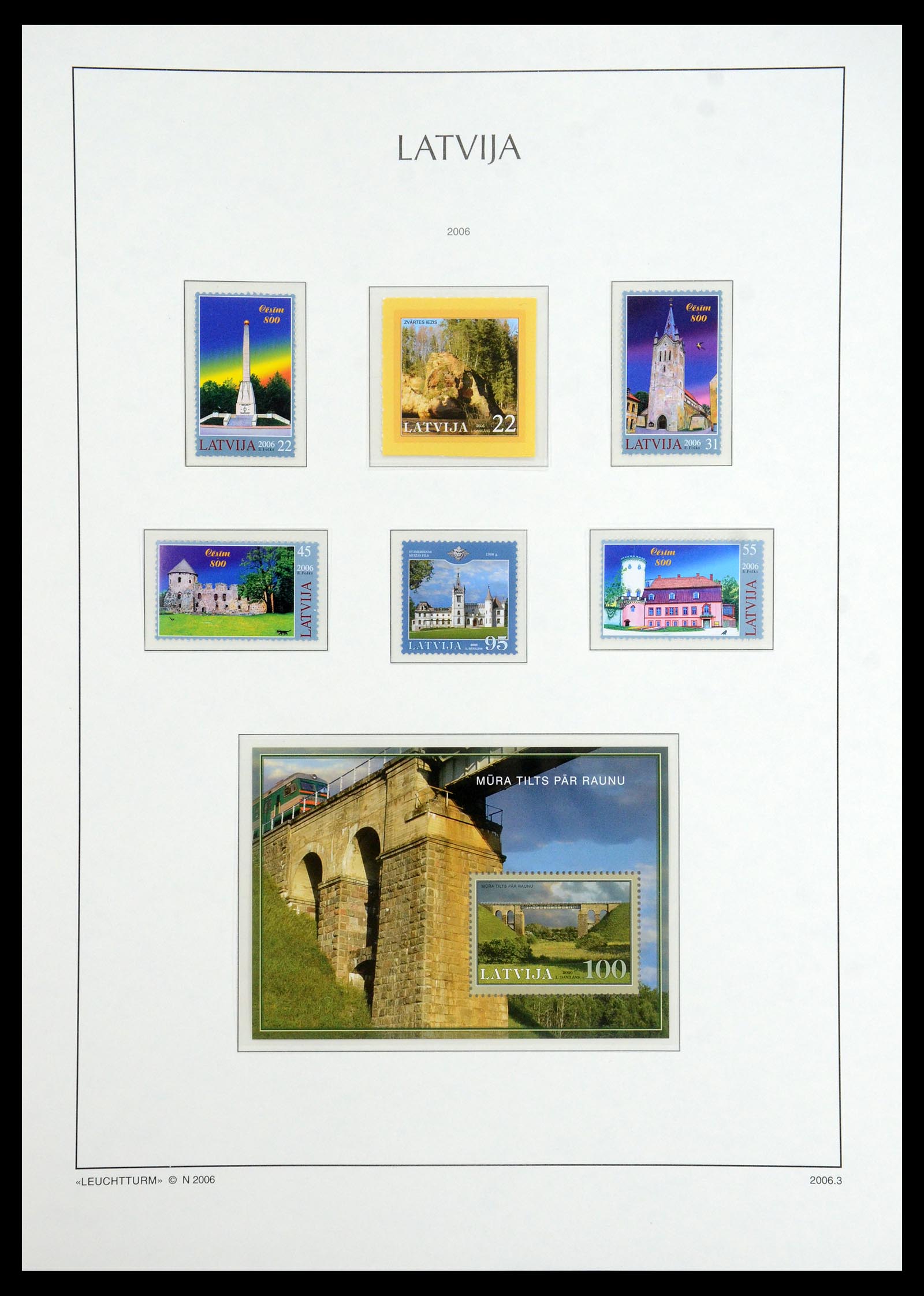 35421 047 - Postzegelverzameling 35421 Letland 1991-2012.