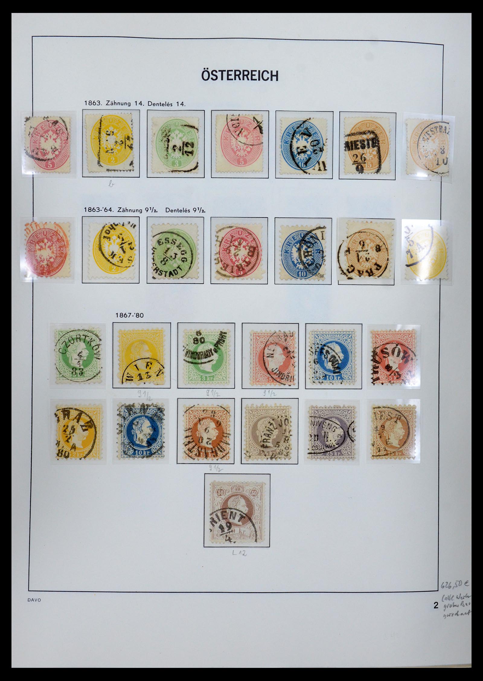 35423 002 - Postzegelverzameling 35423 Oostenrijk 1850-2006.