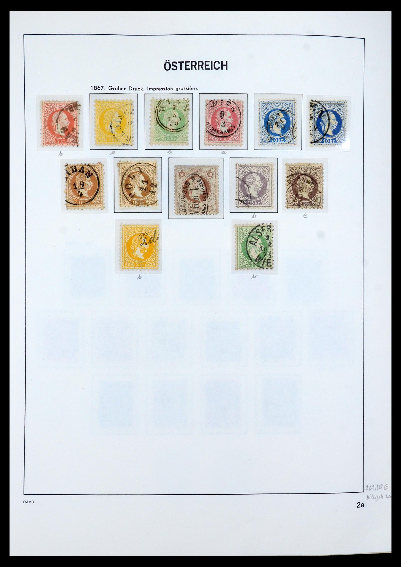 35423 003 - Postzegelverzameling 35423 Oostenrijk 1850-2006.