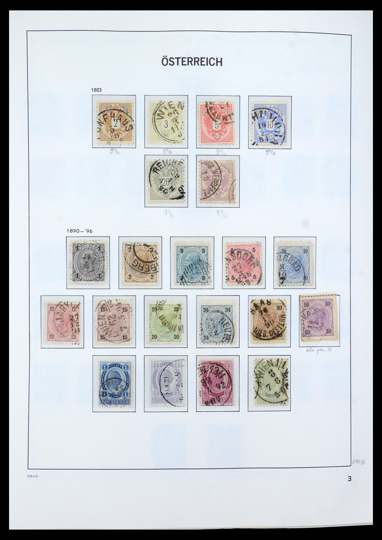 35423 004 - Postzegelverzameling 35423 Oostenrijk 1850-2006.