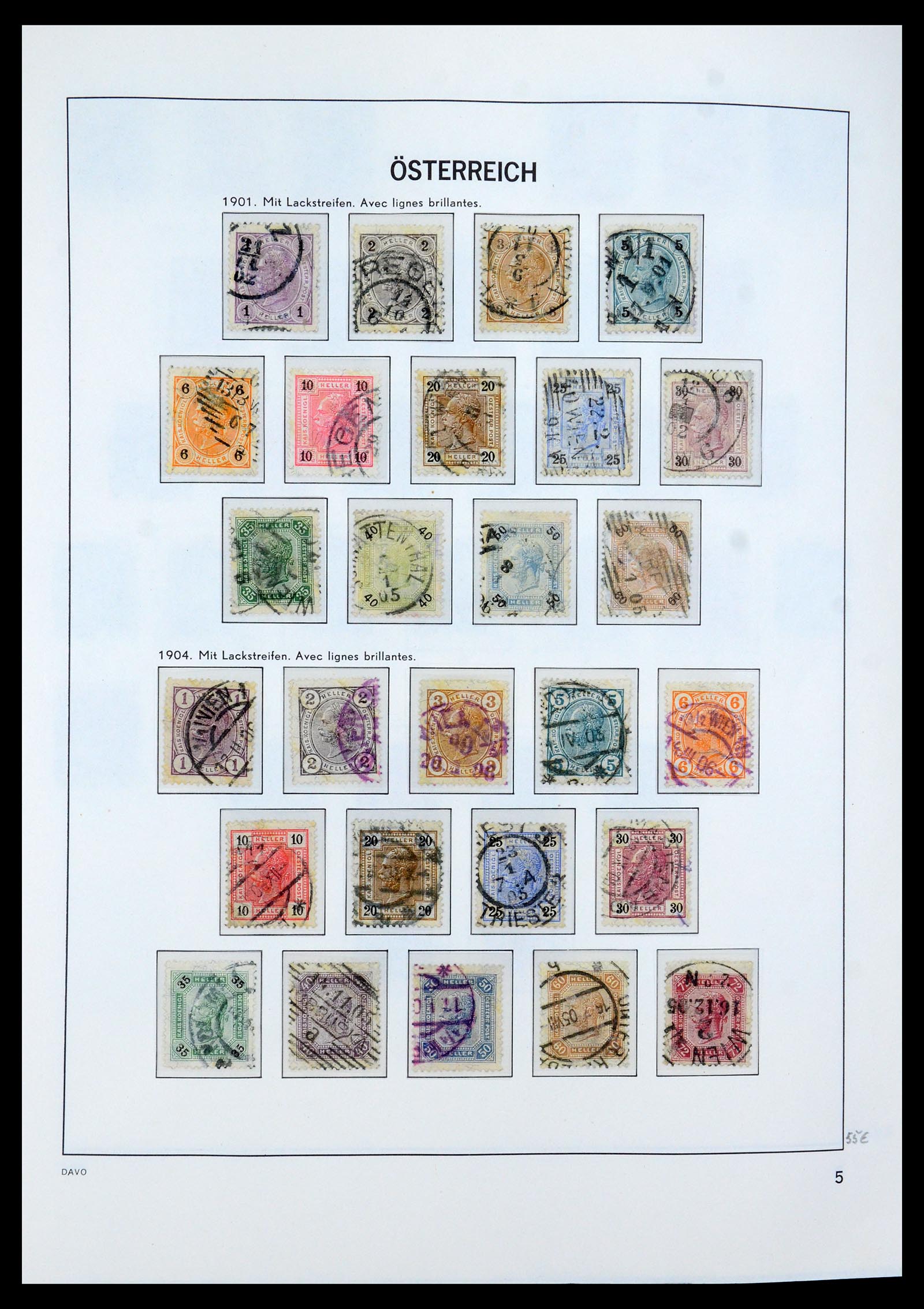 35423 007 - Stamp Collection 35423 Austria 1850-2006.