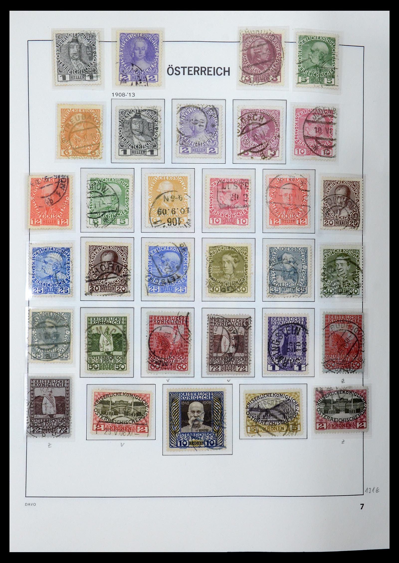 35423 009 - Postzegelverzameling 35423 Oostenrijk 1850-2006.