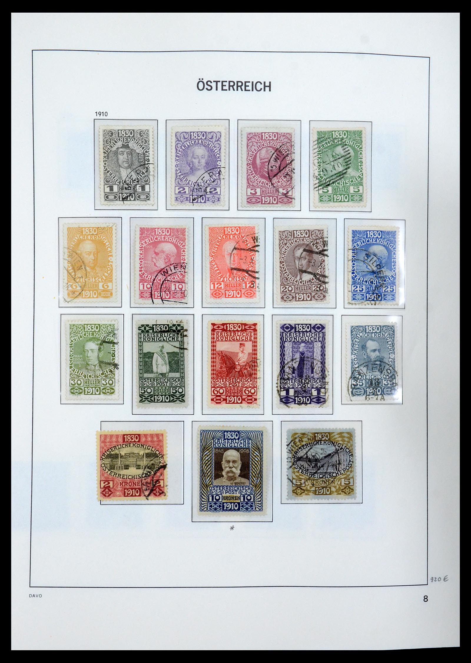 35423 010 - Postzegelverzameling 35423 Oostenrijk 1850-2006.