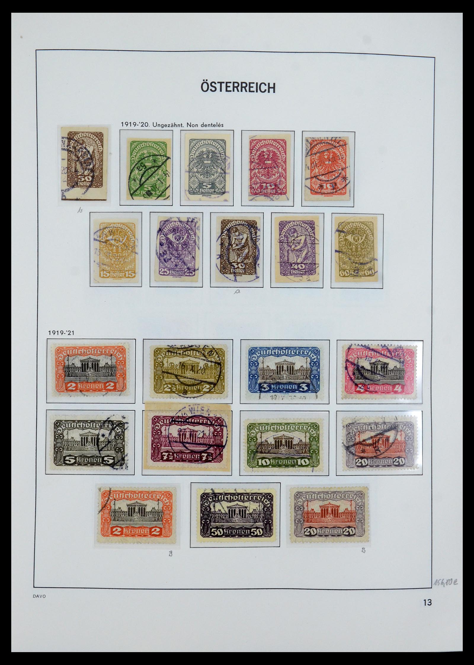 35423 016 - Postzegelverzameling 35423 Oostenrijk 1850-2006.