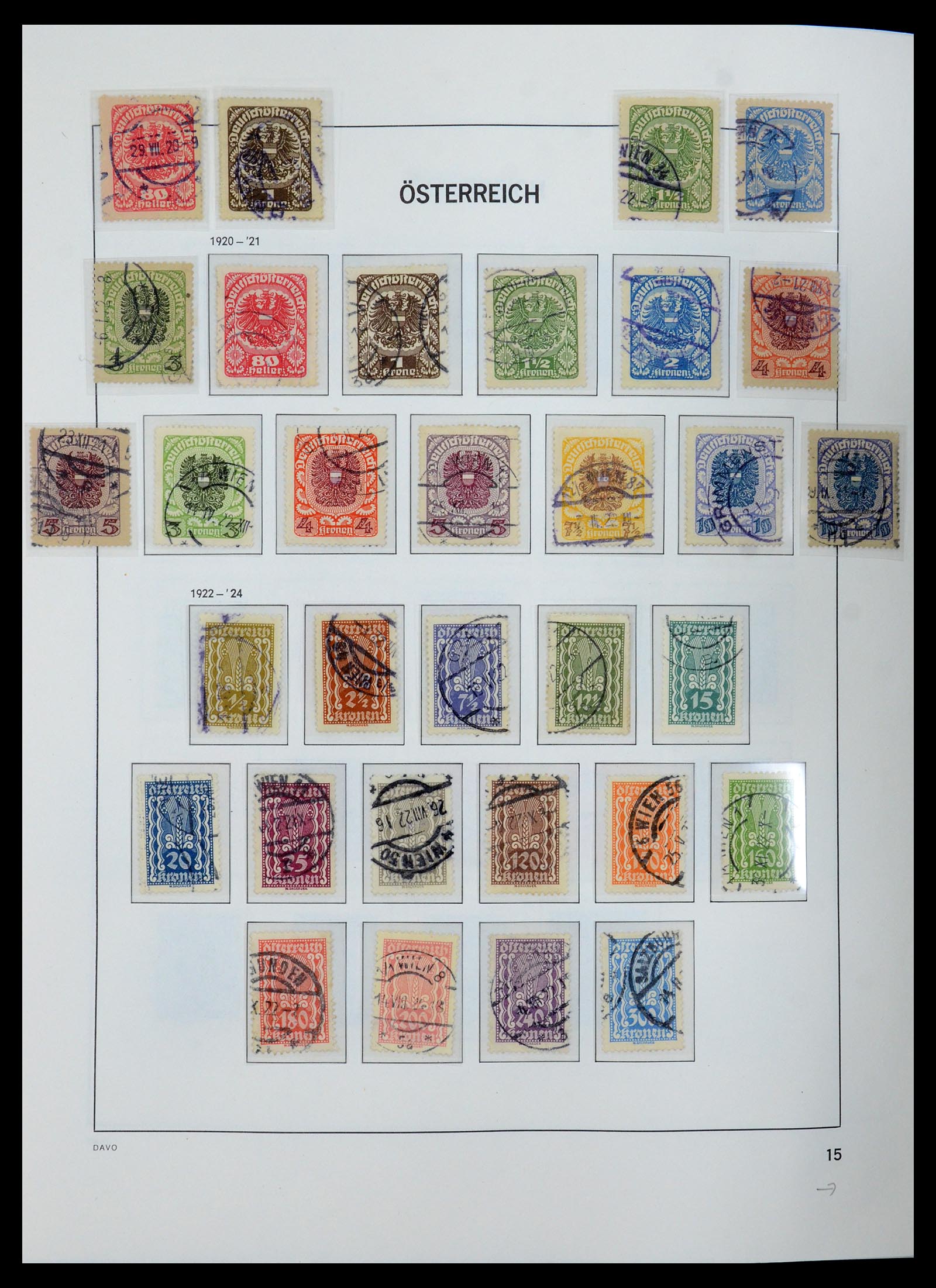 35423 019 - Postzegelverzameling 35423 Oostenrijk 1850-2006.