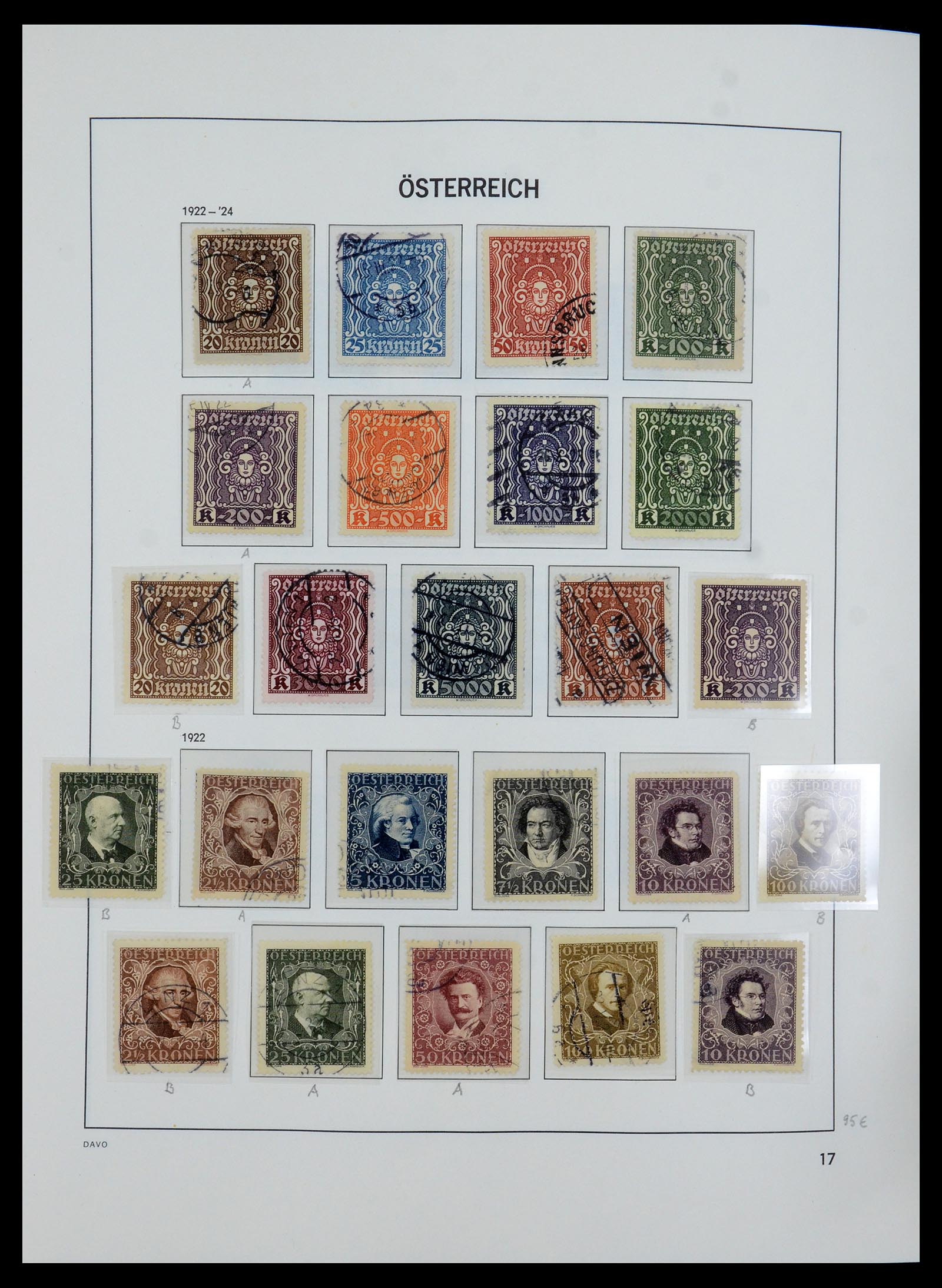 35423 021 - Postzegelverzameling 35423 Oostenrijk 1850-2006.