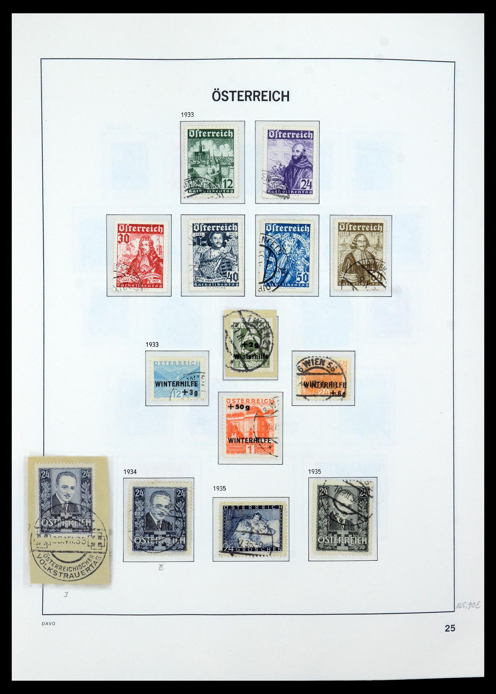 35423 029 - Postzegelverzameling 35423 Oostenrijk 1850-2006.