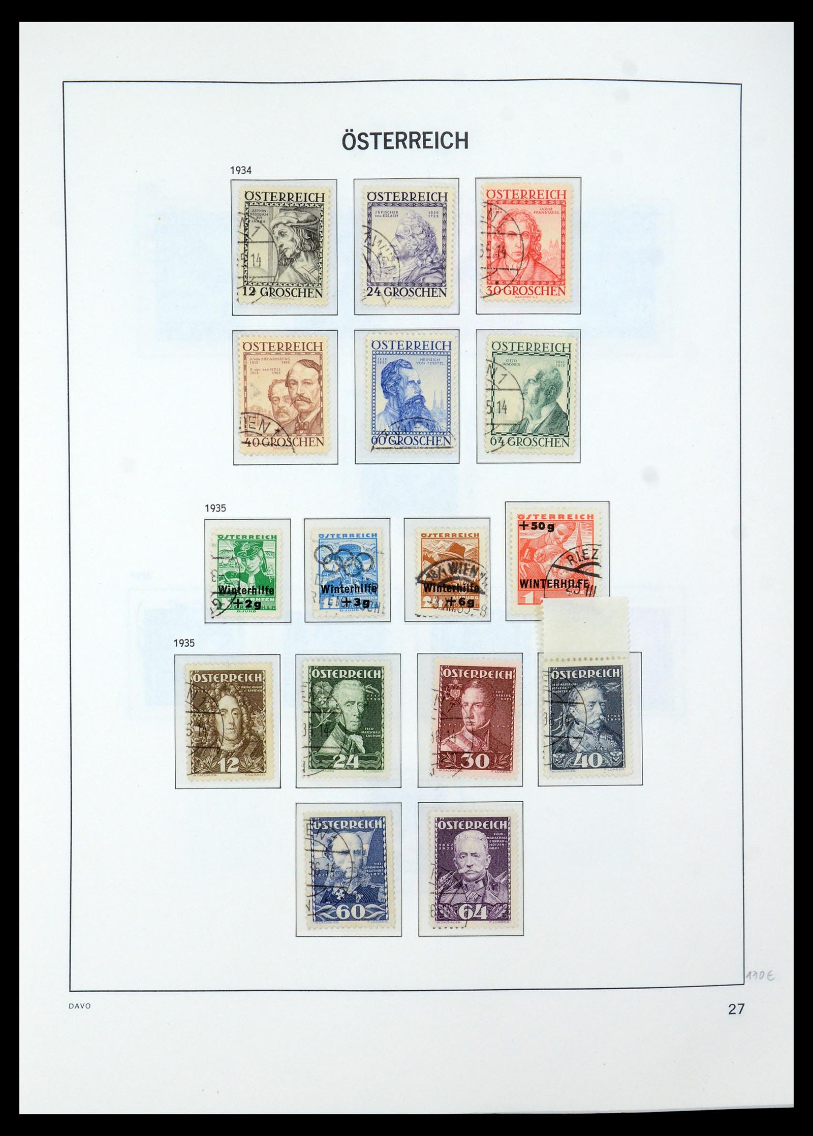 35423 031 - Postzegelverzameling 35423 Oostenrijk 1850-2006.
