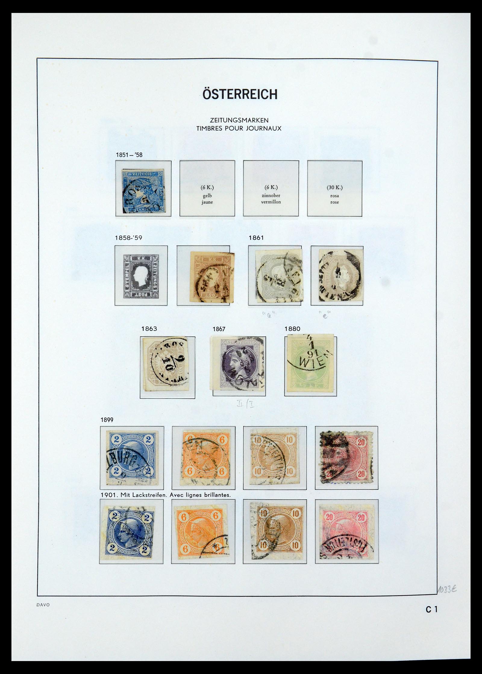 35423 038 - Postzegelverzameling 35423 Oostenrijk 1850-2006.
