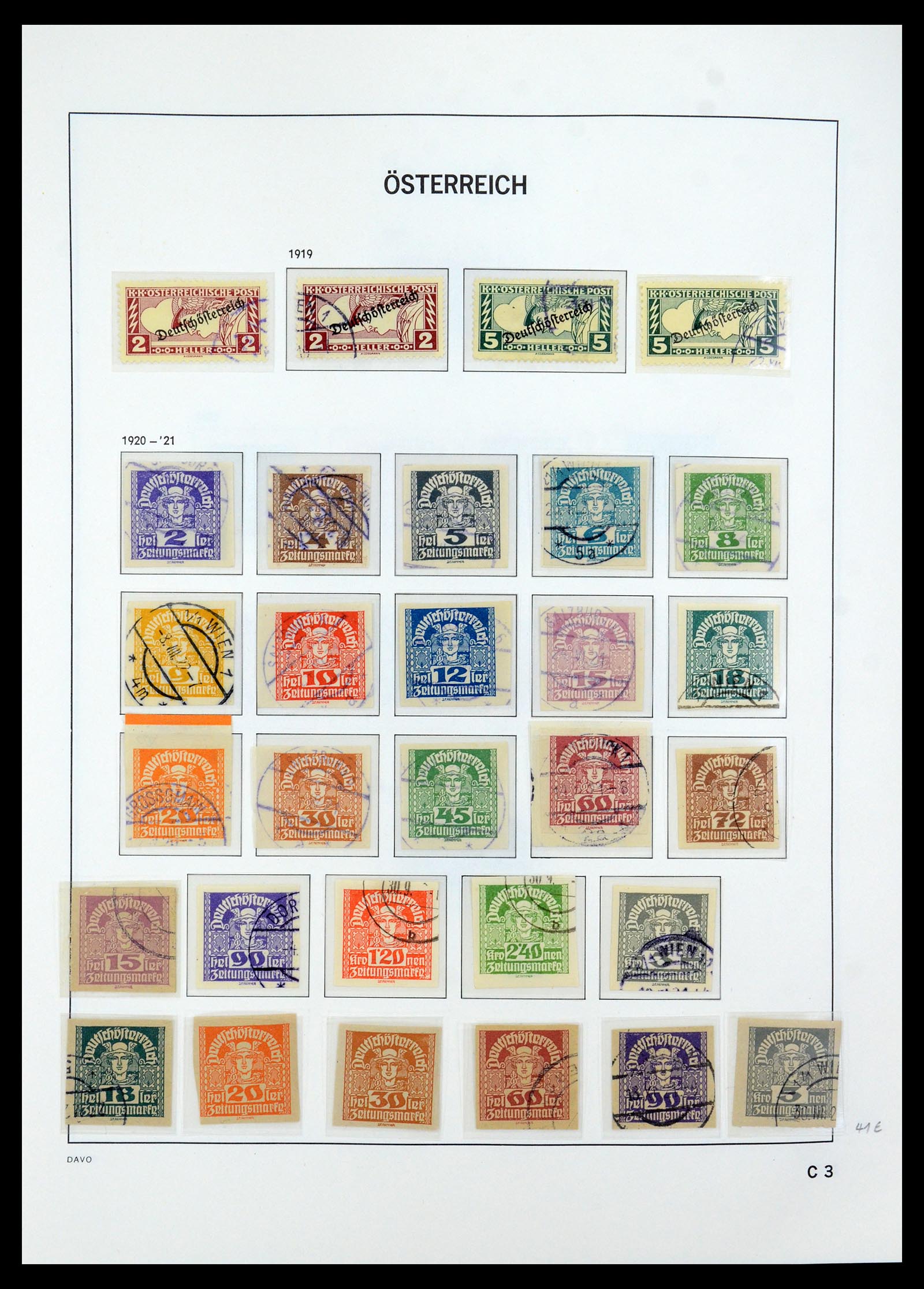 35423 041 - Postzegelverzameling 35423 Oostenrijk 1850-2006.