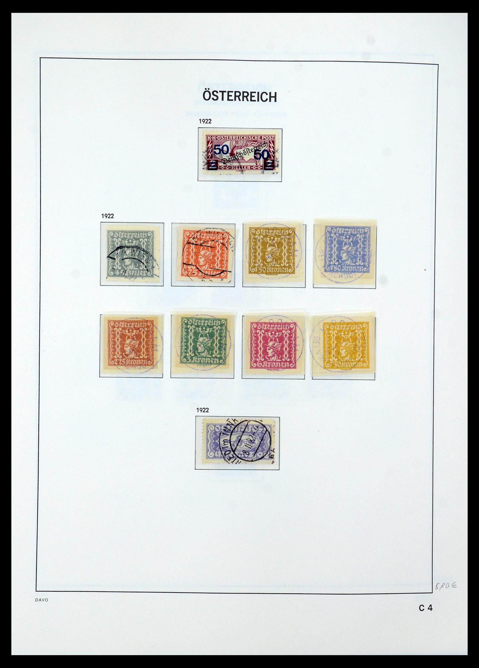 35423 042 - Postzegelverzameling 35423 Oostenrijk 1850-2006.