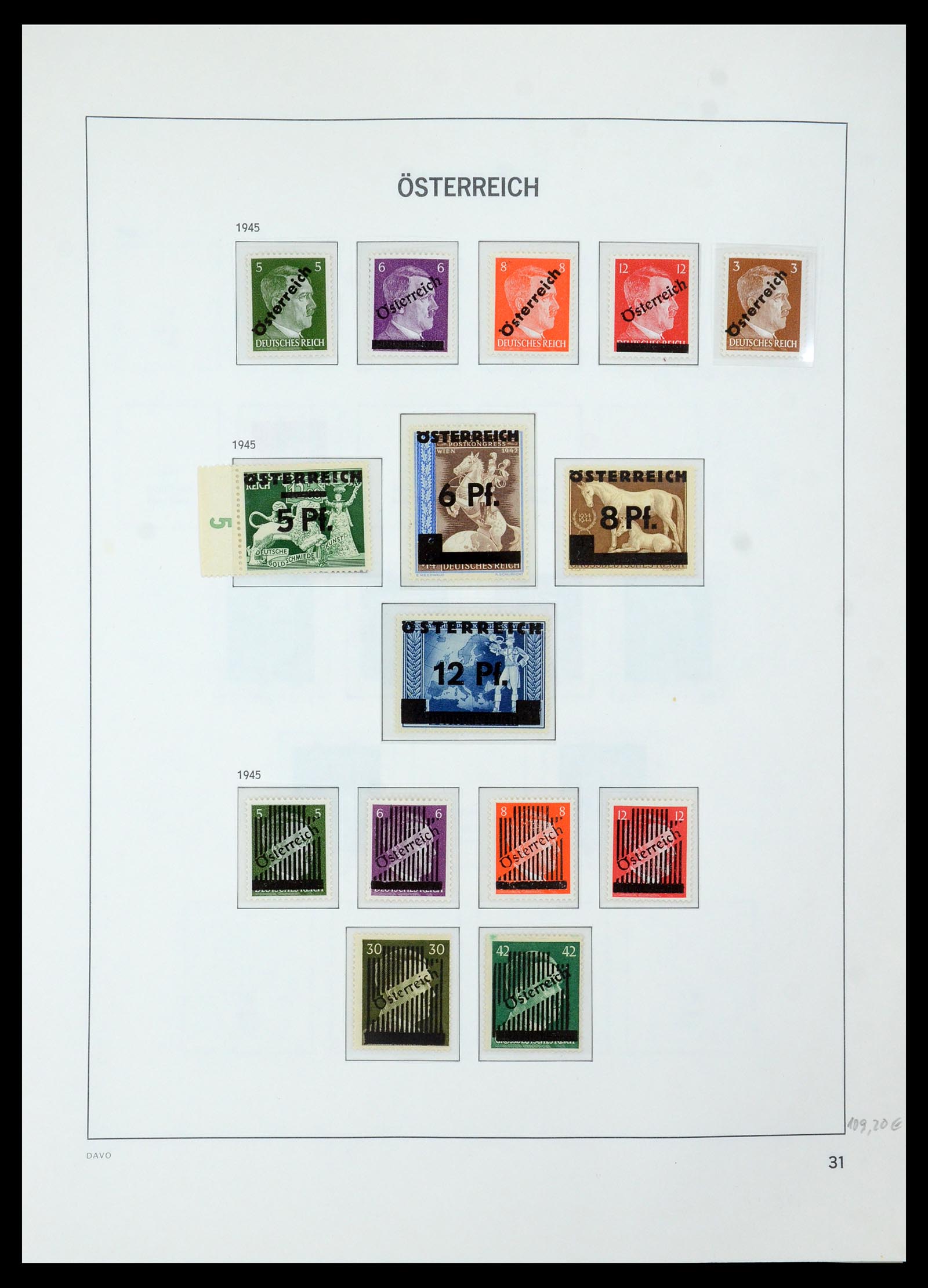 35423 059 - Postzegelverzameling 35423 Oostenrijk 1850-2006.