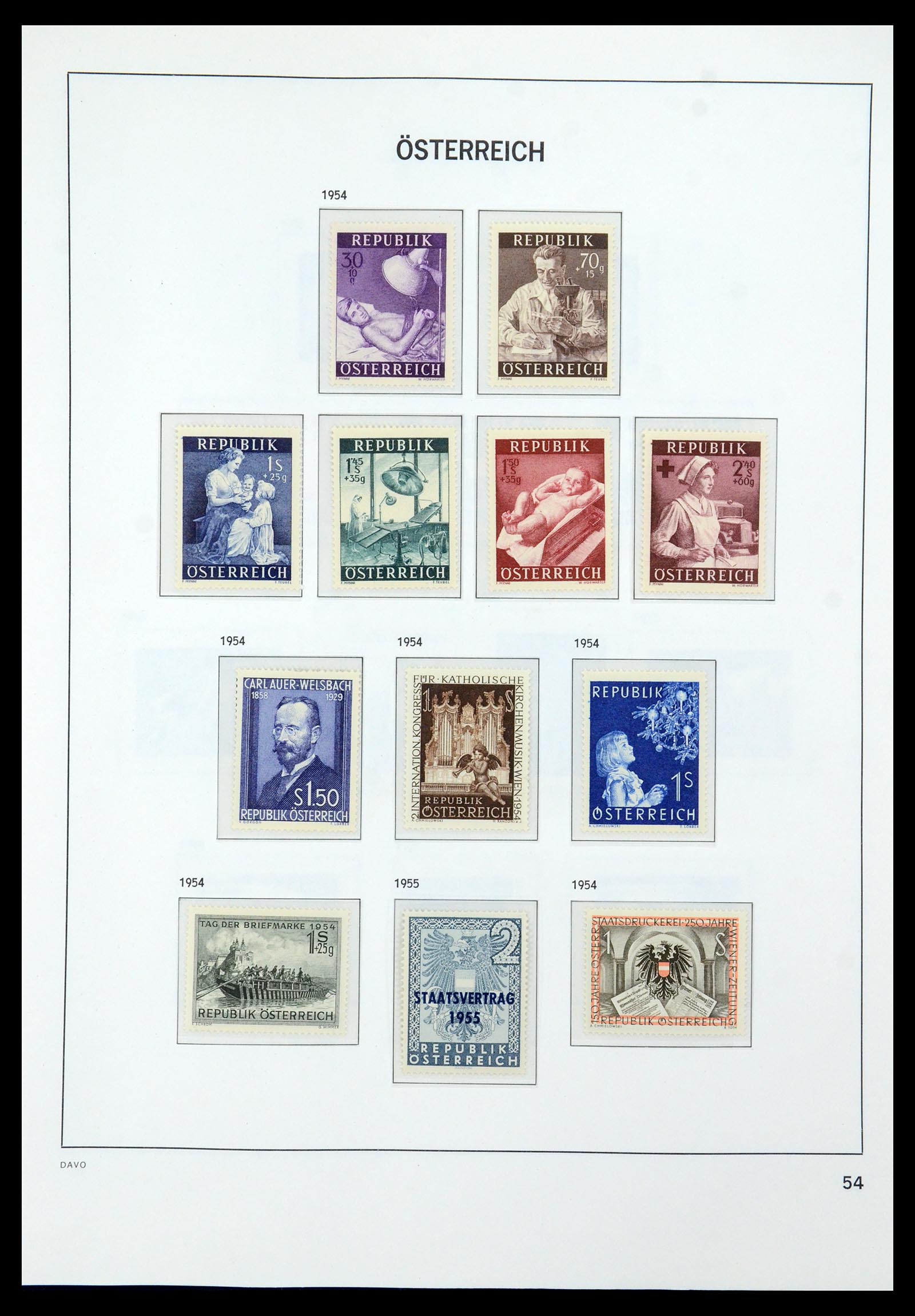 35423 082 - Stamp Collection 35423 Austria 1850-2006.