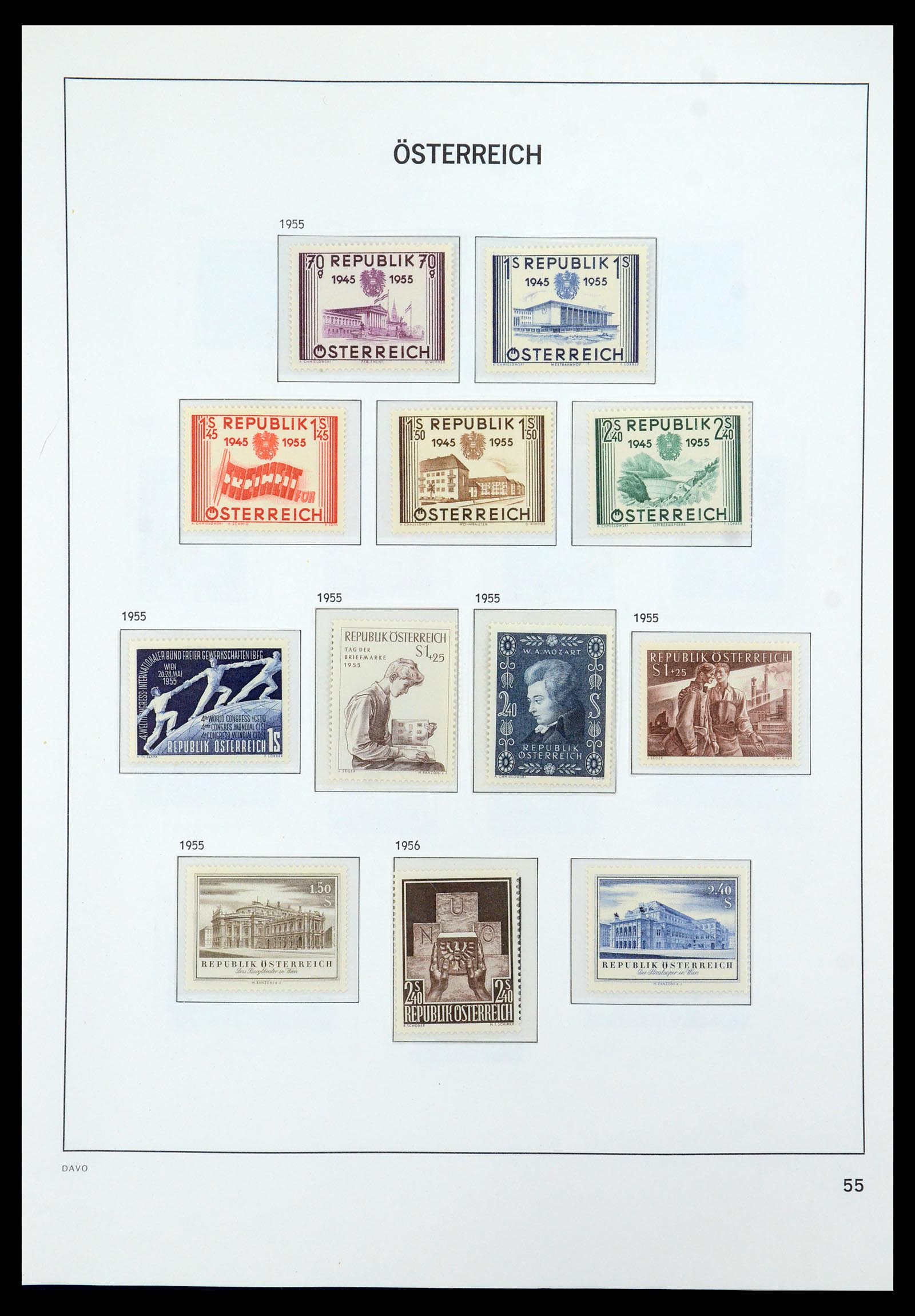 35423 083 - Stamp Collection 35423 Austria 1850-2006.