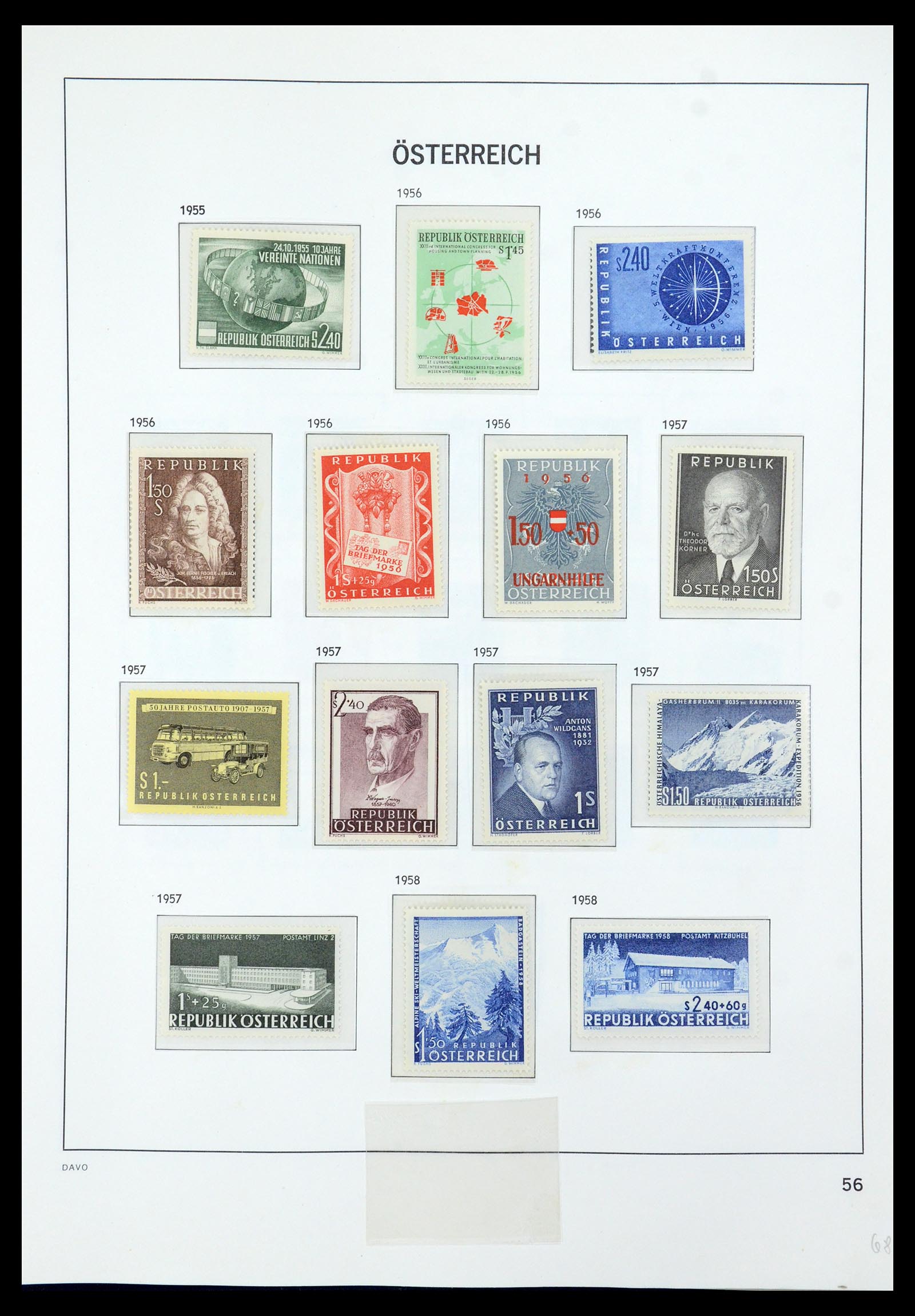 35423 084 - Stamp Collection 35423 Austria 1850-2006.