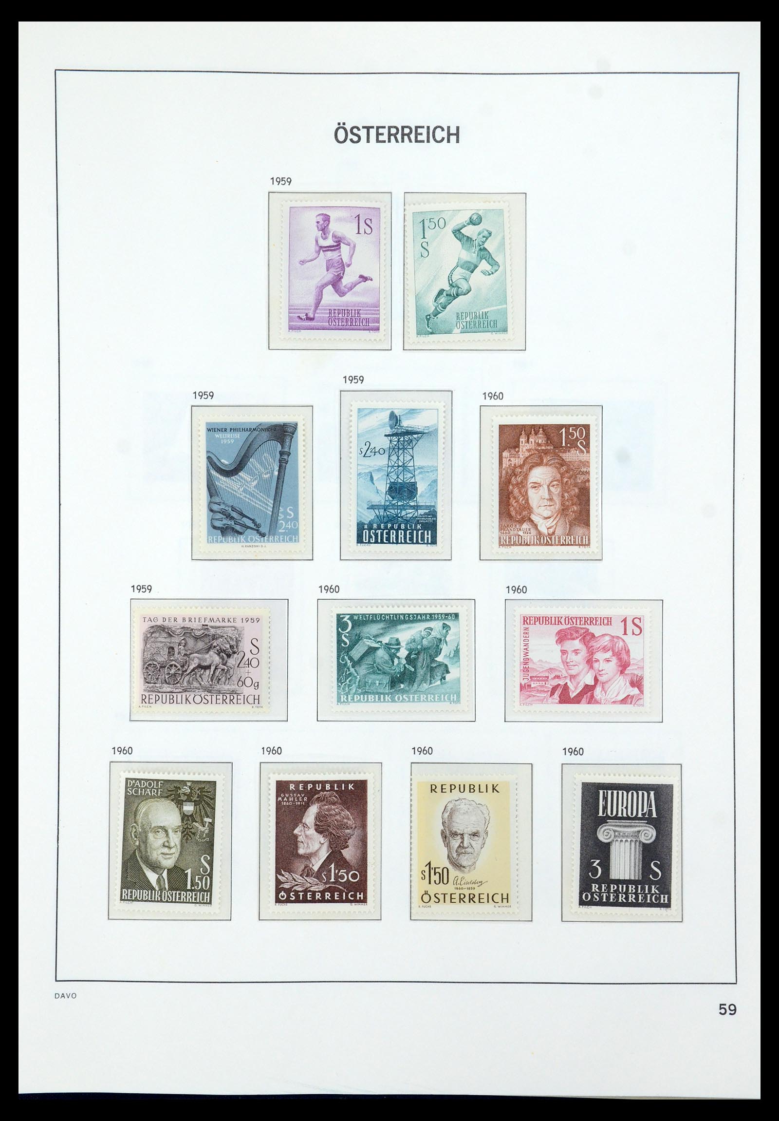 35423 087 - Stamp Collection 35423 Austria 1850-2006.