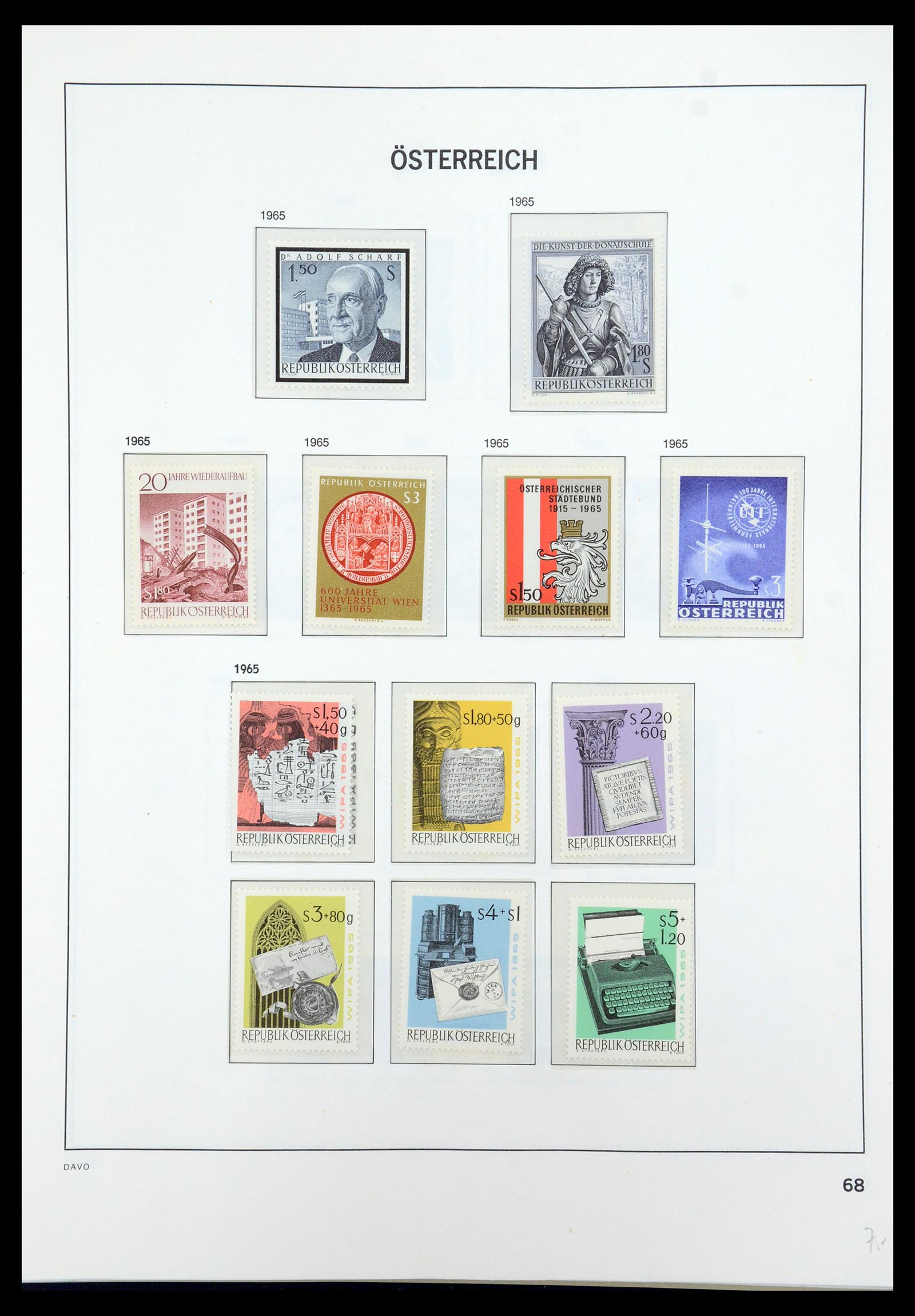 35423 096 - Stamp Collection 35423 Austria 1850-2006.