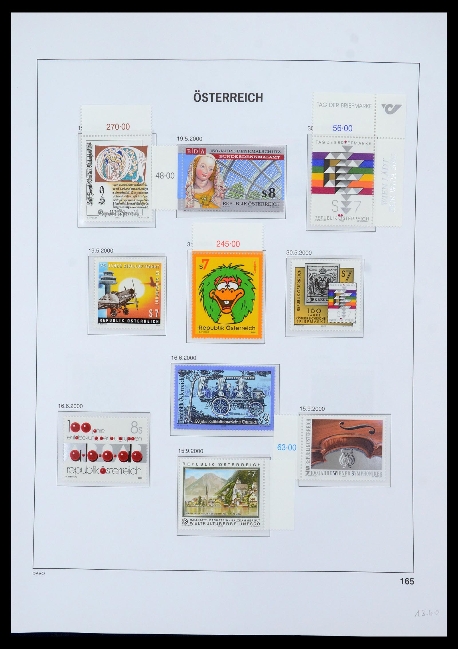 35423 208 - Stamp Collection 35423 Austria 1850-2006.