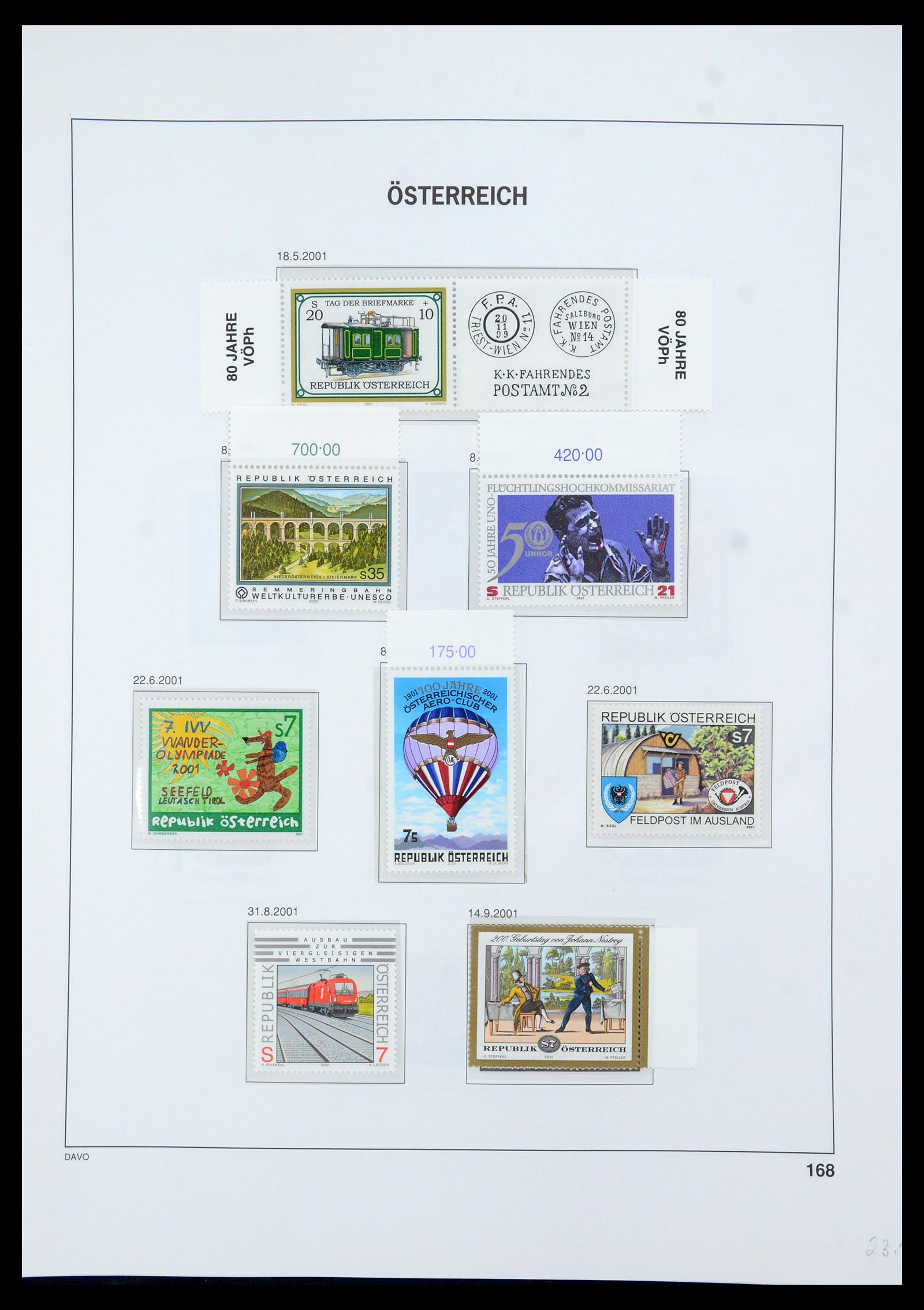 35423 211 - Stamp Collection 35423 Austria 1850-2006.