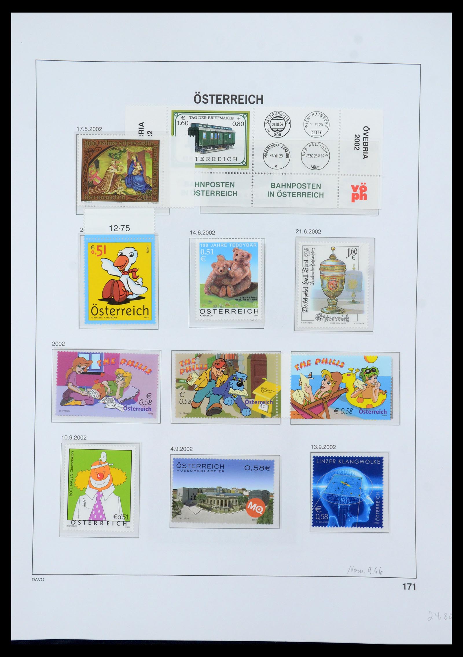 35423 214 - Stamp Collection 35423 Austria 1850-2006.