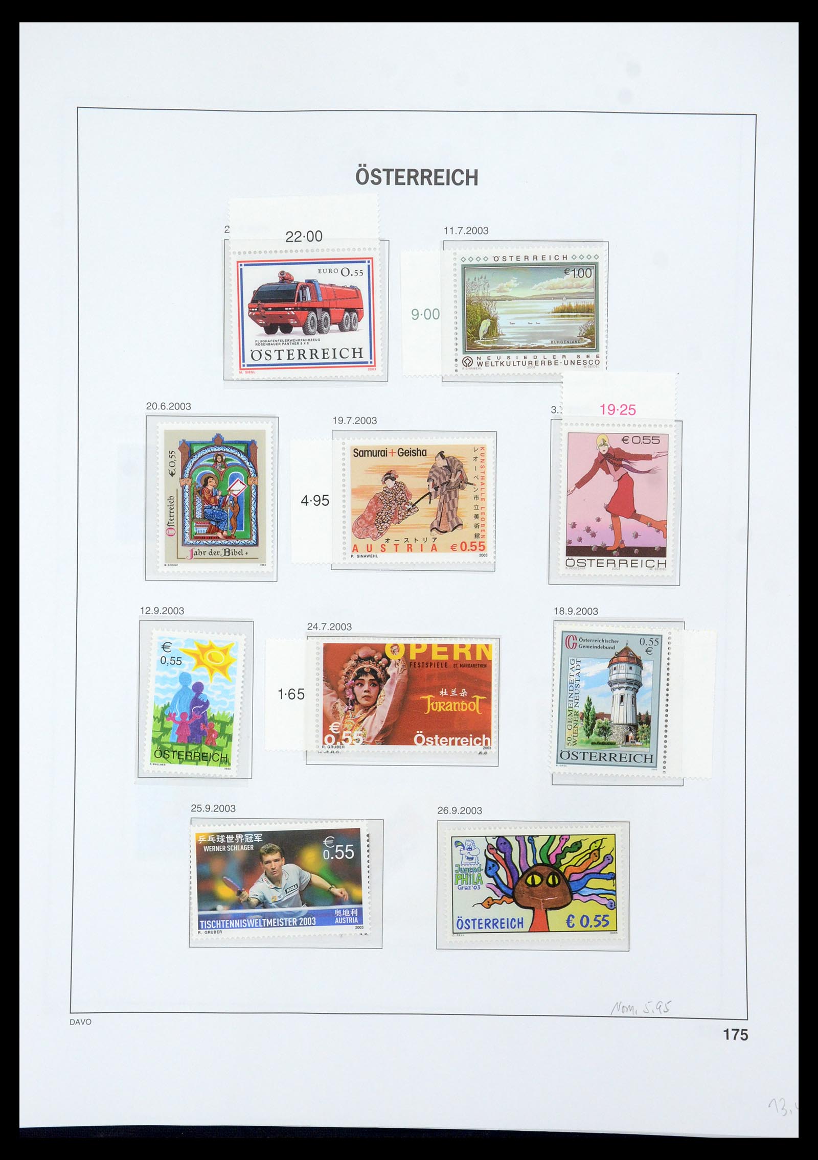 35423 222 - Stamp Collection 35423 Austria 1850-2006.