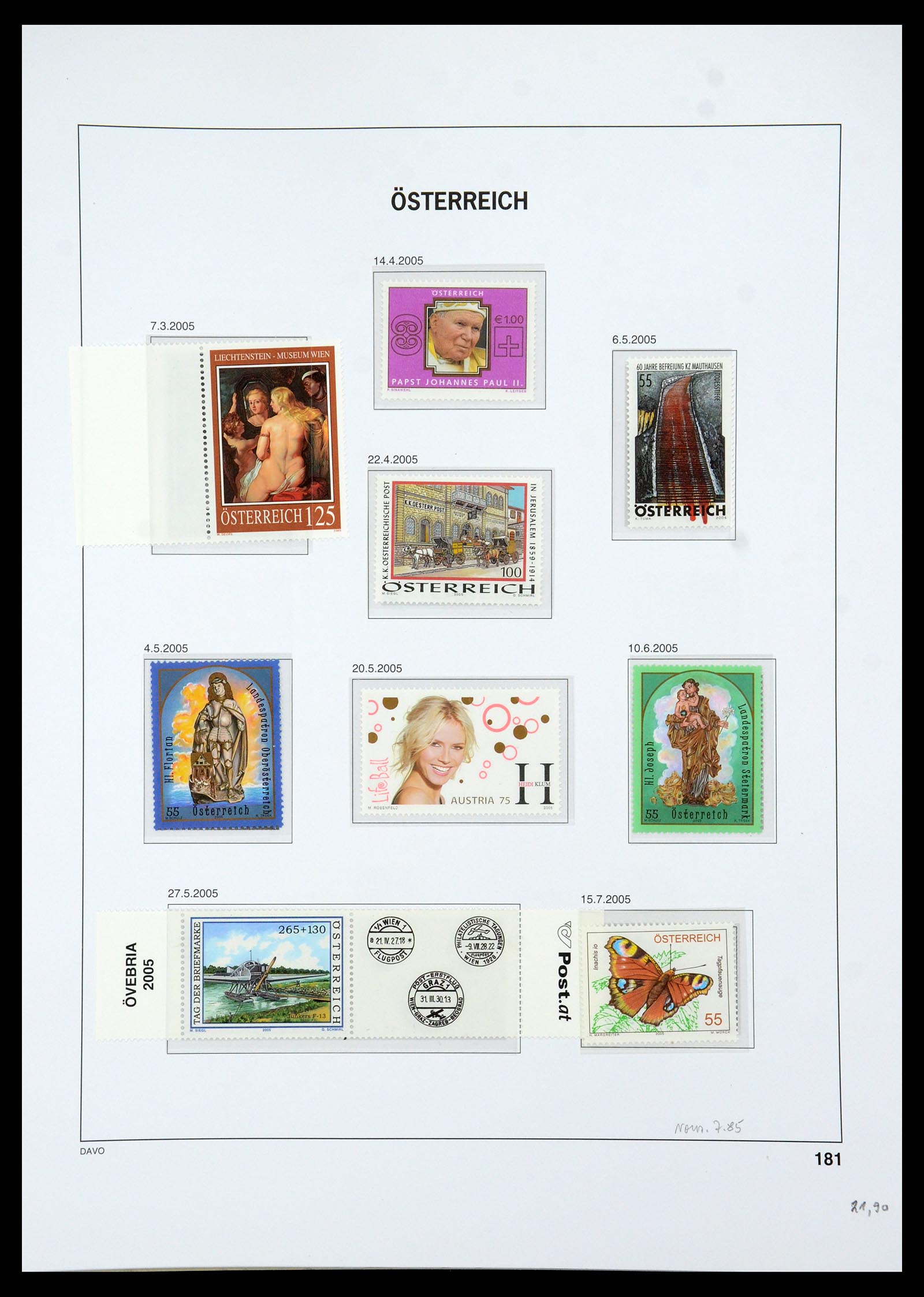35423 232 - Stamp Collection 35423 Austria 1850-2006.