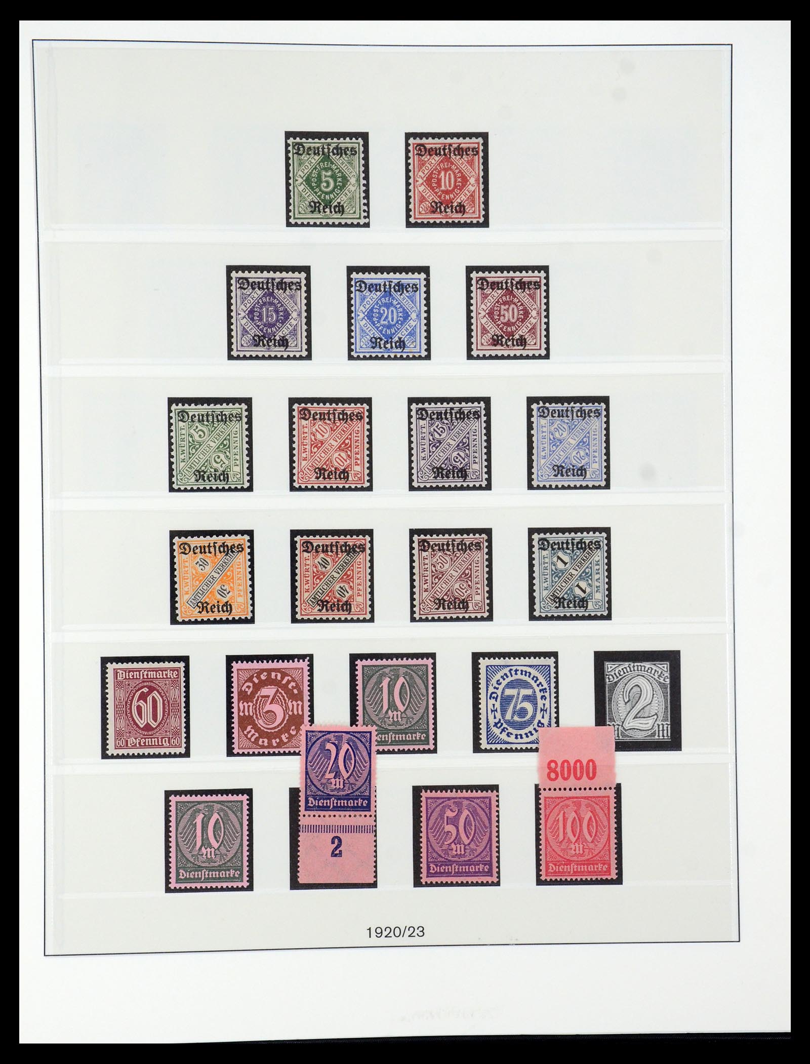 35428 025 - Postzegelverzameling 35428 Duitse Rijk 1880-1945.