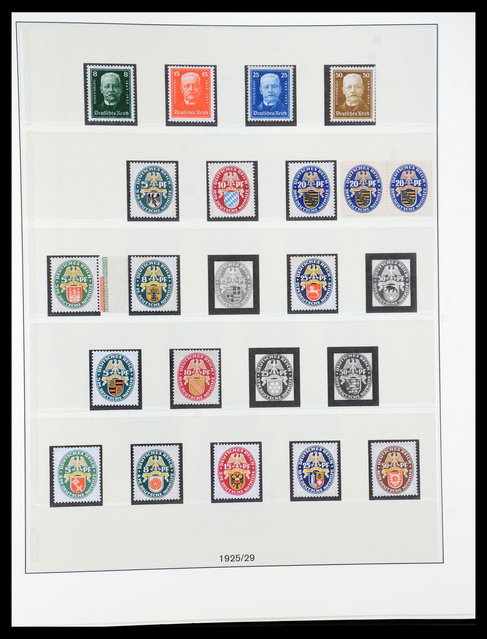 35428 029 - Postzegelverzameling 35428 Duitse Rijk 1880-1945.