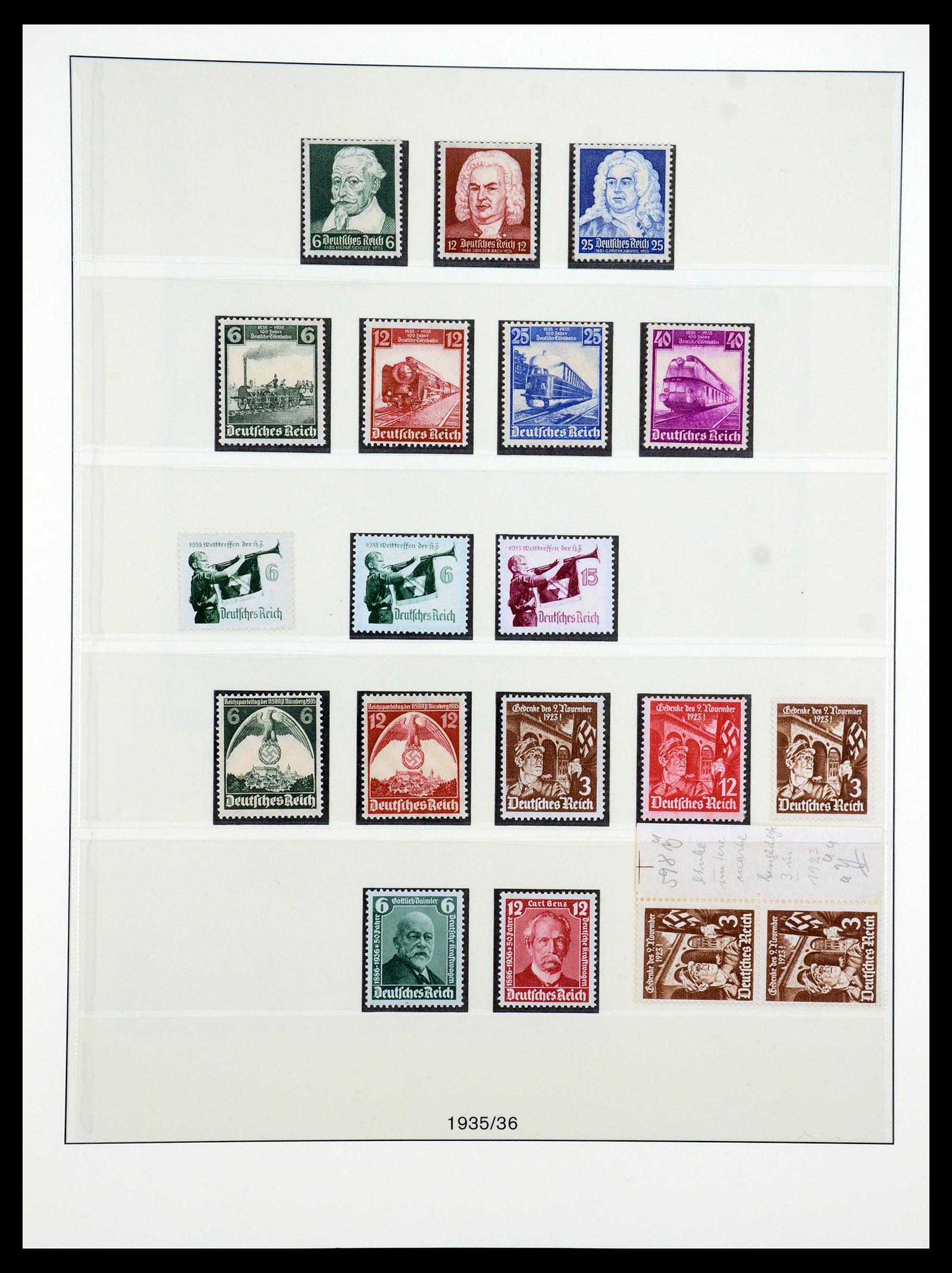 35428 046 - Postzegelverzameling 35428 Duitse Rijk 1880-1945.