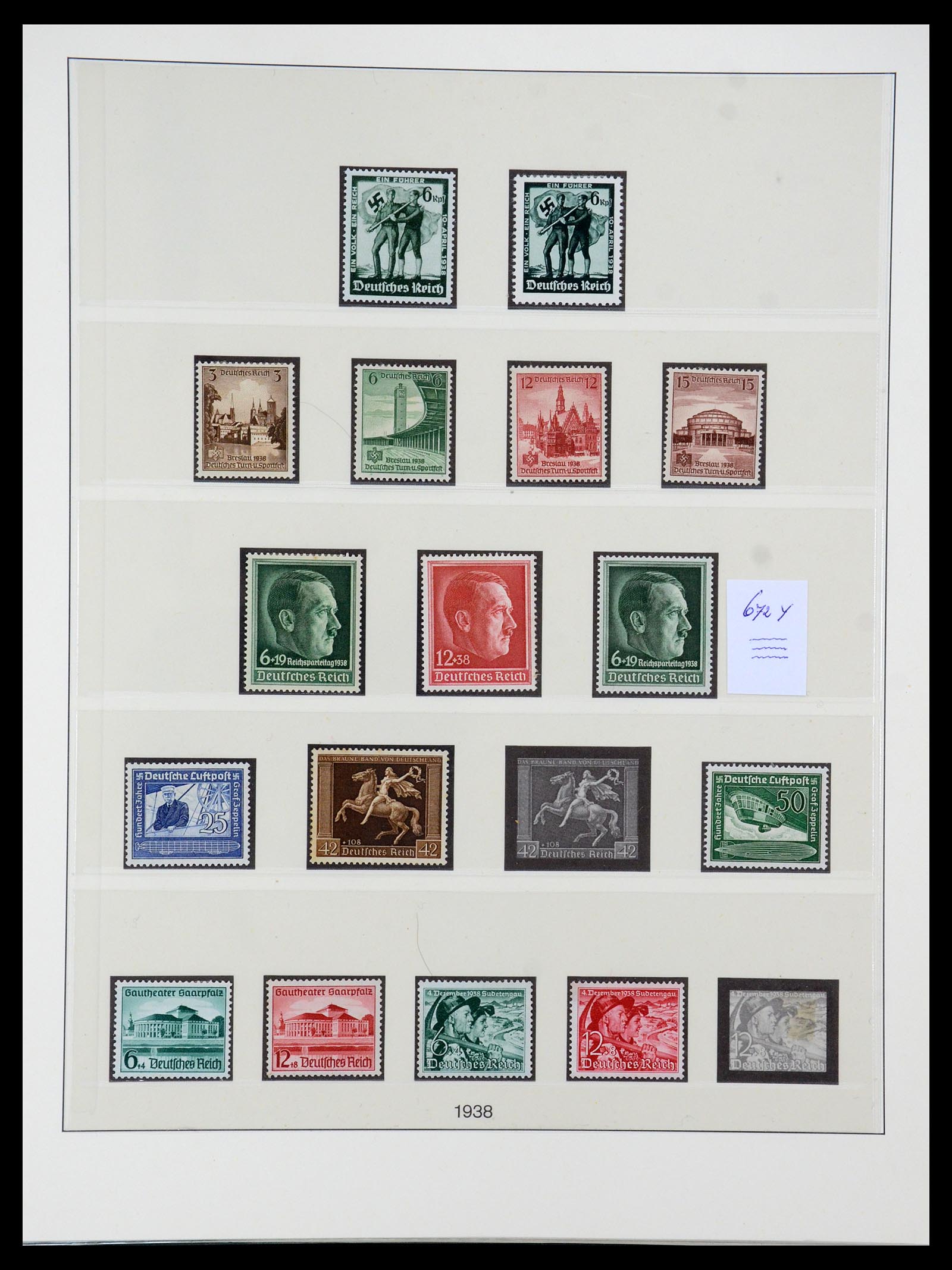 35428 056 - Postzegelverzameling 35428 Duitse Rijk 1880-1945.