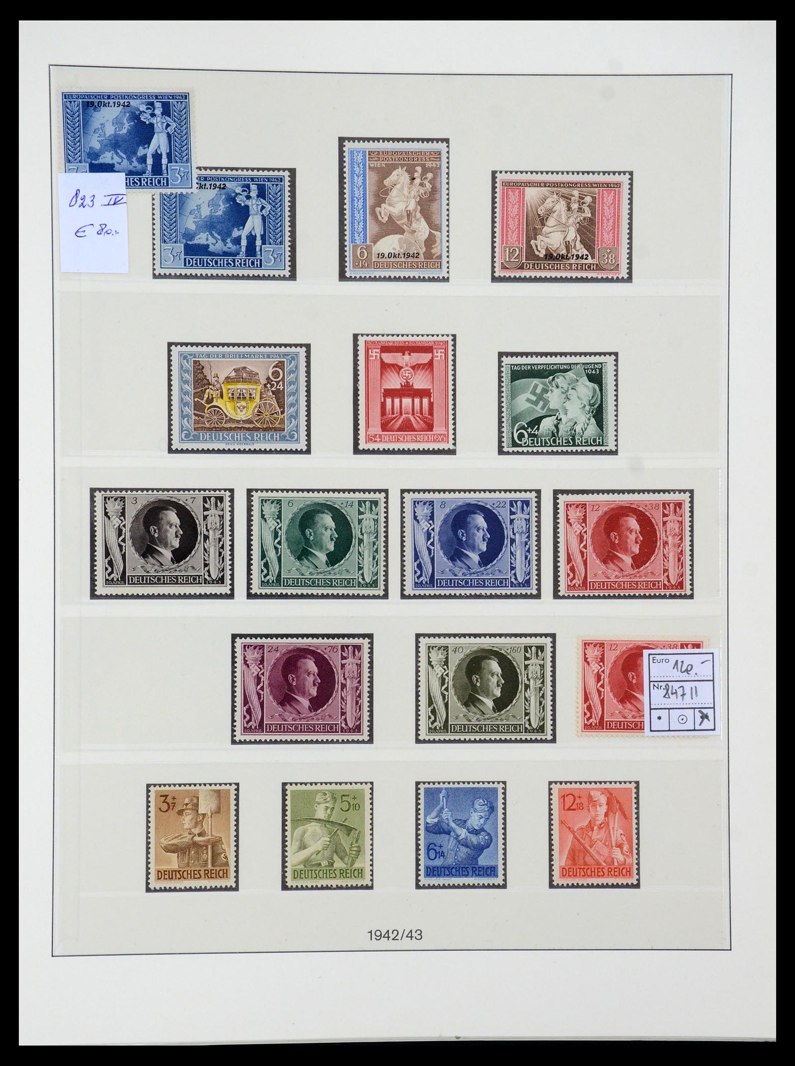 35428 071 - Postzegelverzameling 35428 Duitse Rijk 1880-1945.