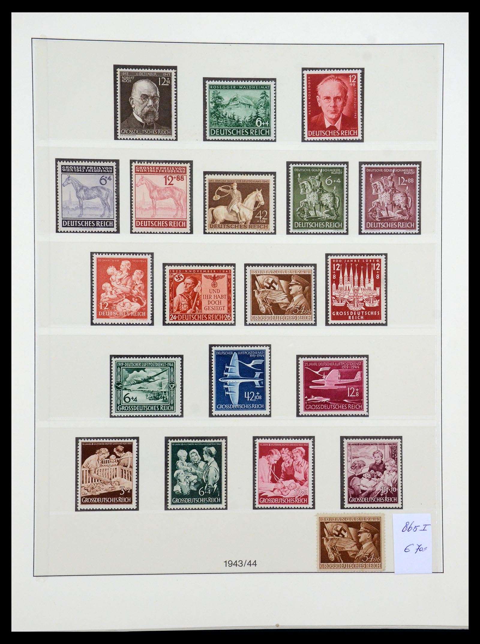 35428 072 - Postzegelverzameling 35428 Duitse Rijk 1880-1945.
