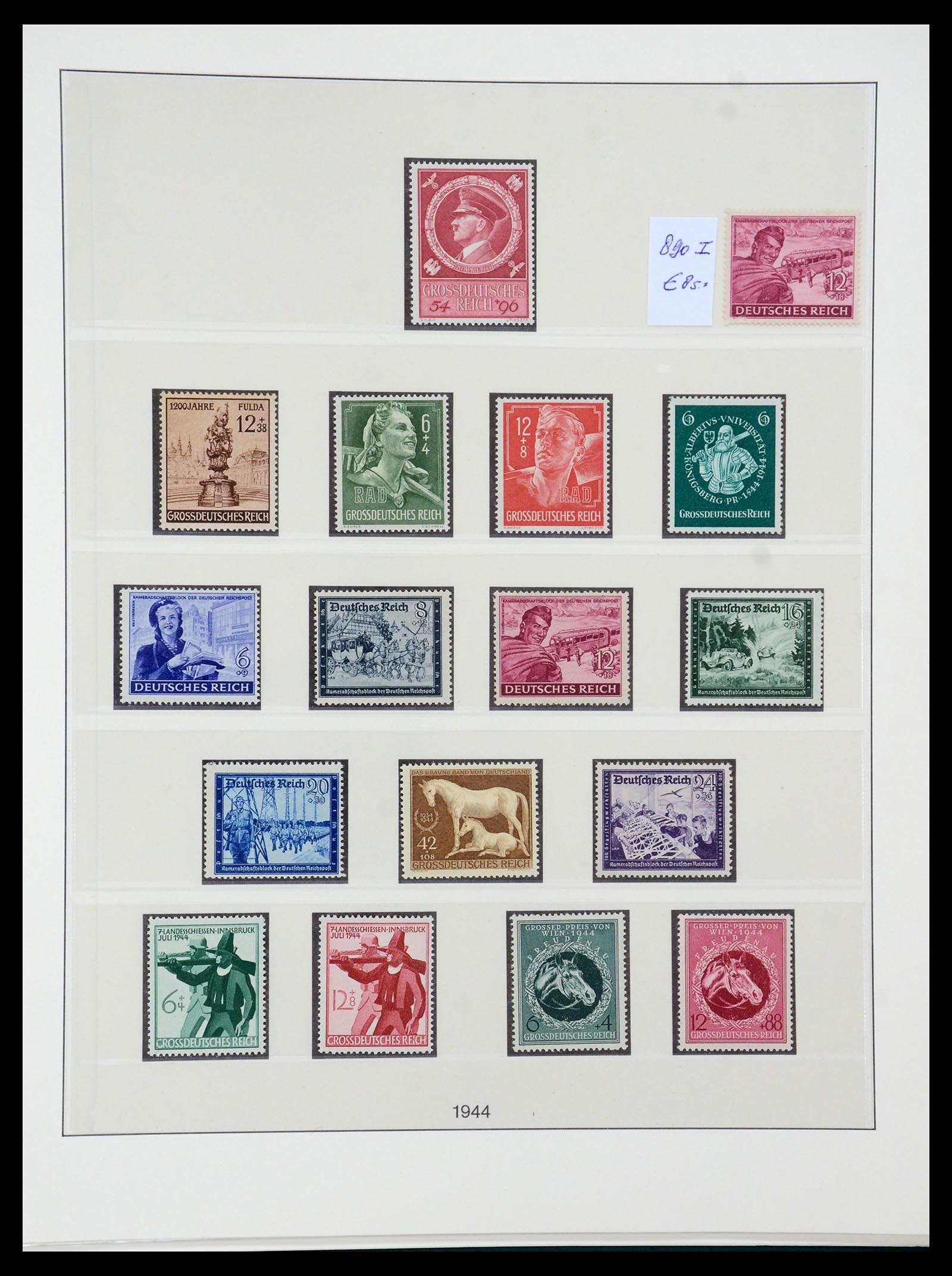 35428 074 - Postzegelverzameling 35428 Duitse Rijk 1880-1945.