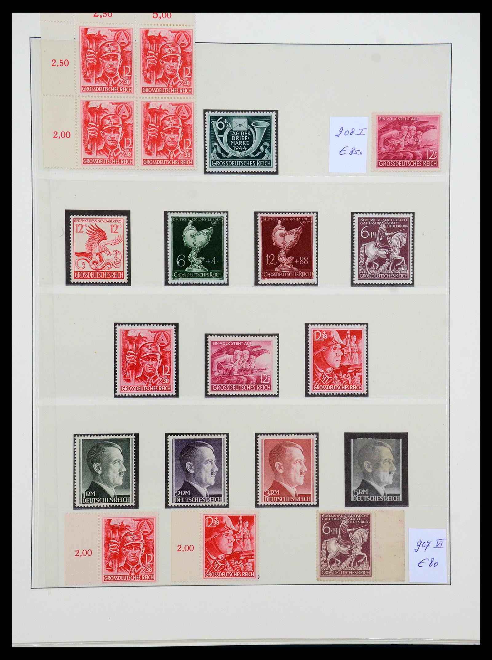 35428 075 - Postzegelverzameling 35428 Duitse Rijk 1880-1945.