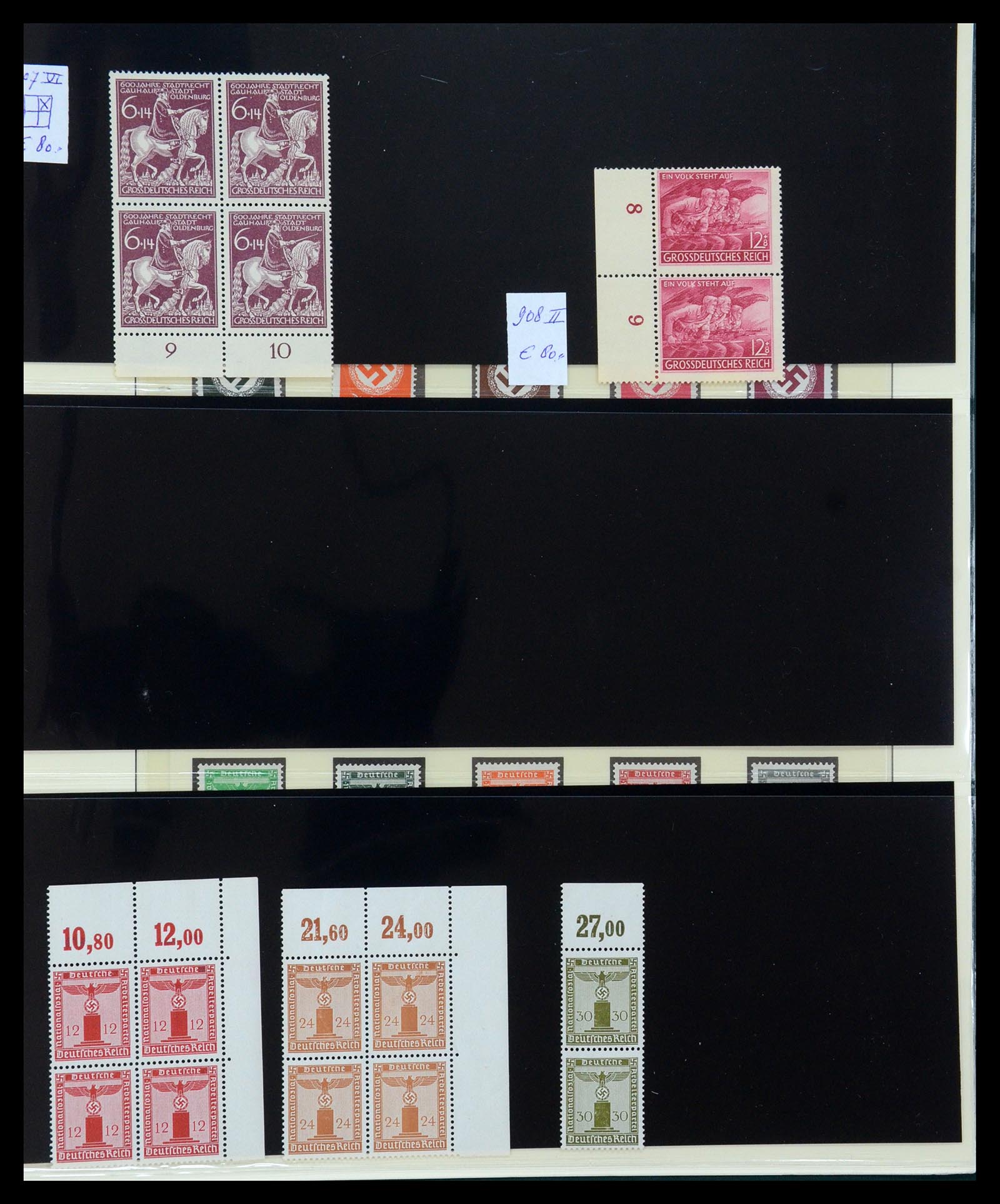 35428 076 - Postzegelverzameling 35428 Duitse Rijk 1880-1945.