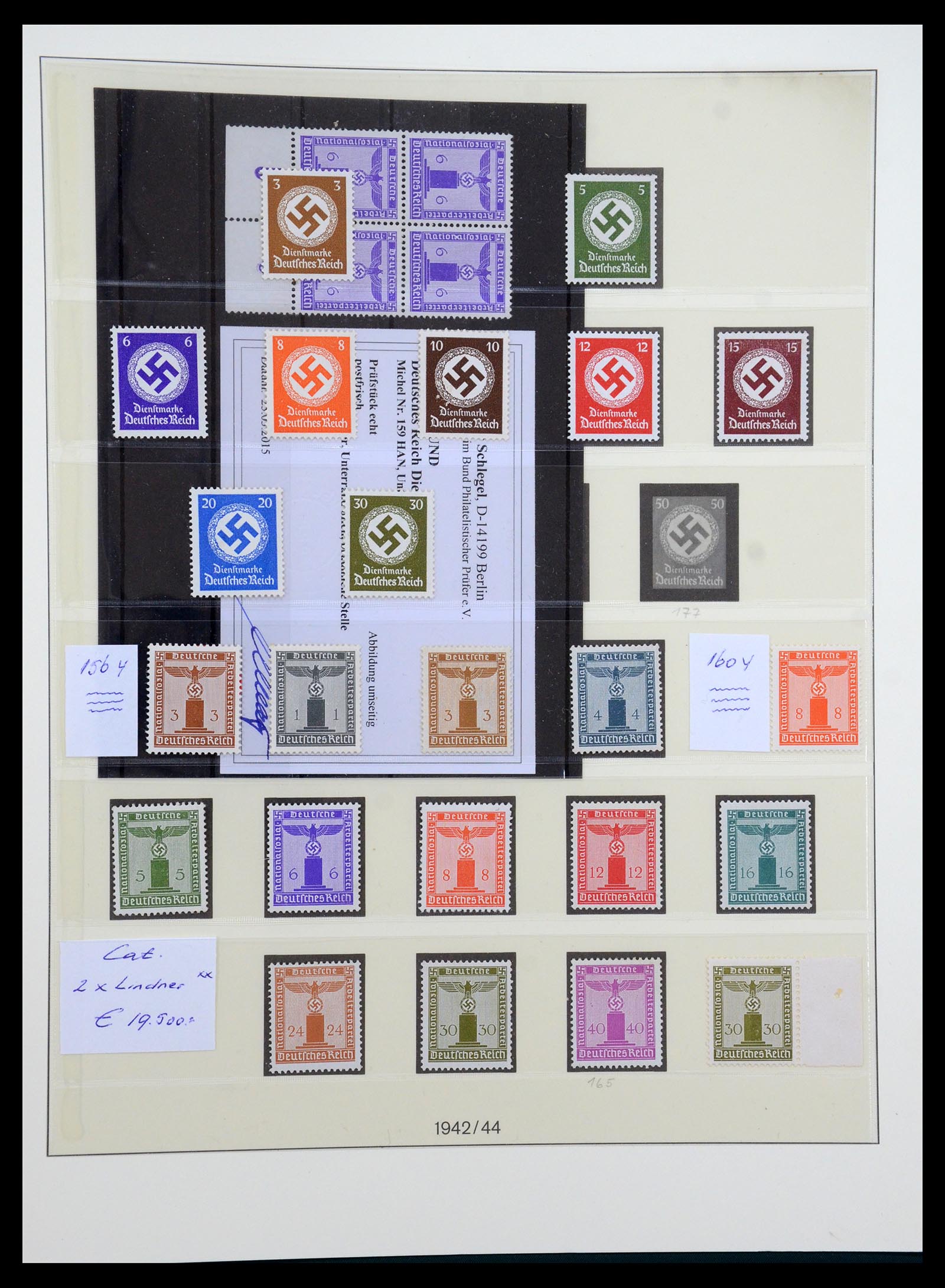 35428 078 - Postzegelverzameling 35428 Duitse Rijk 1880-1945.