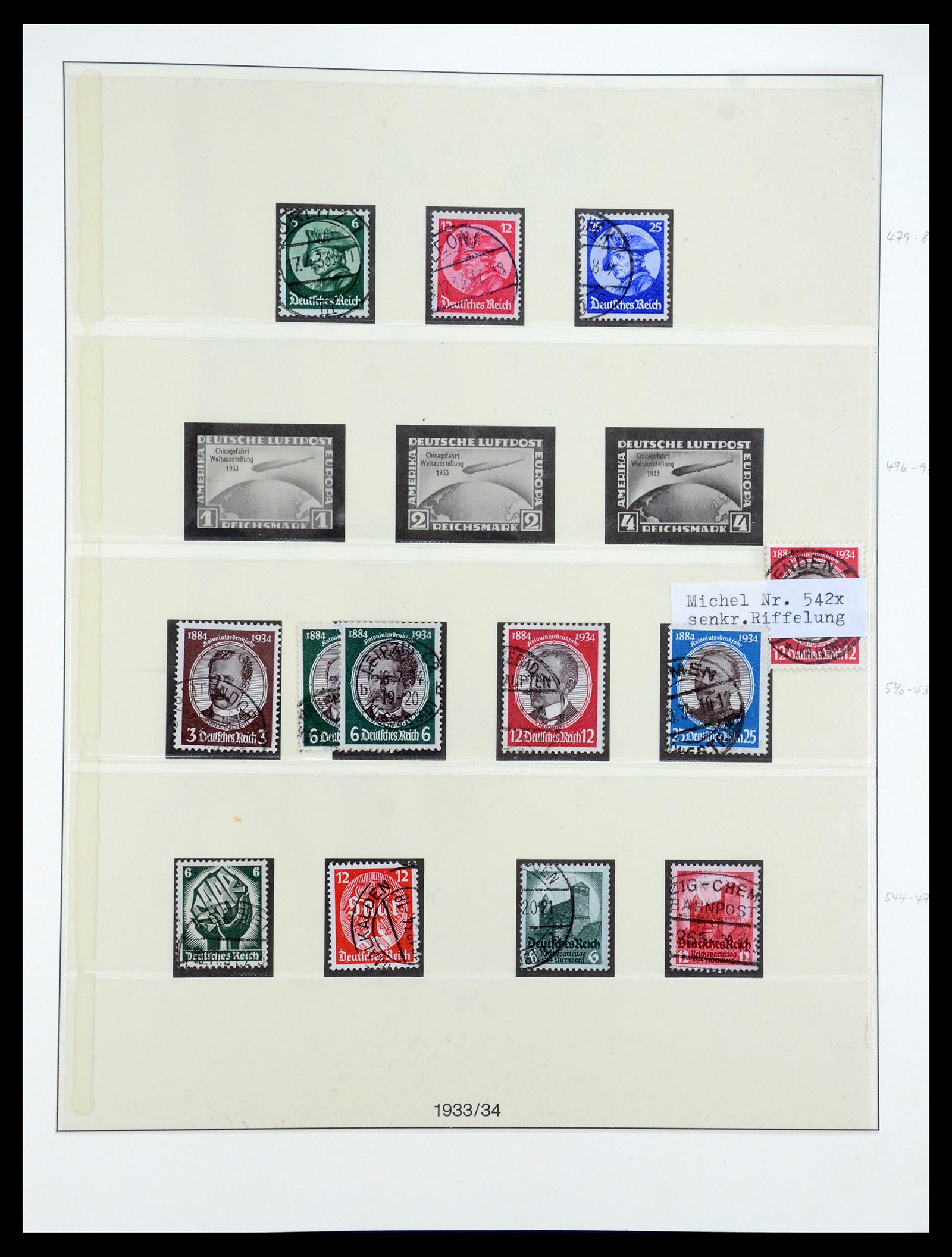 35429 001 - Postzegelverzameling 35429 Duitse Rijk 1933-1945.