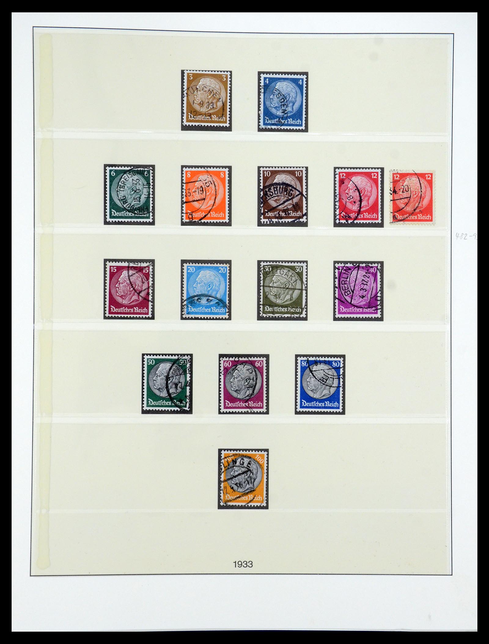 35429 002 - Postzegelverzameling 35429 Duitse Rijk 1933-1945.