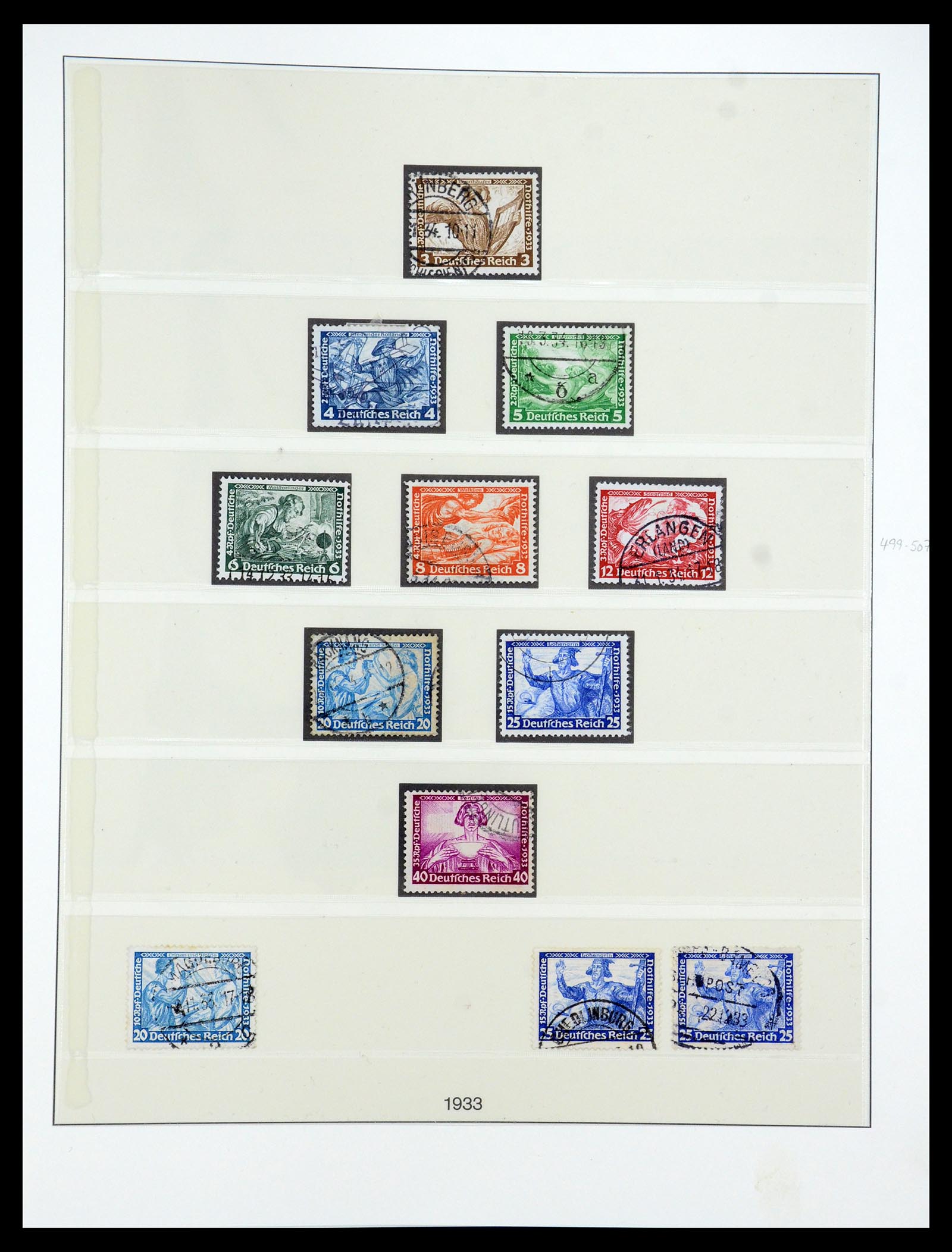 35429 003 - Postzegelverzameling 35429 Duitse Rijk 1933-1945.