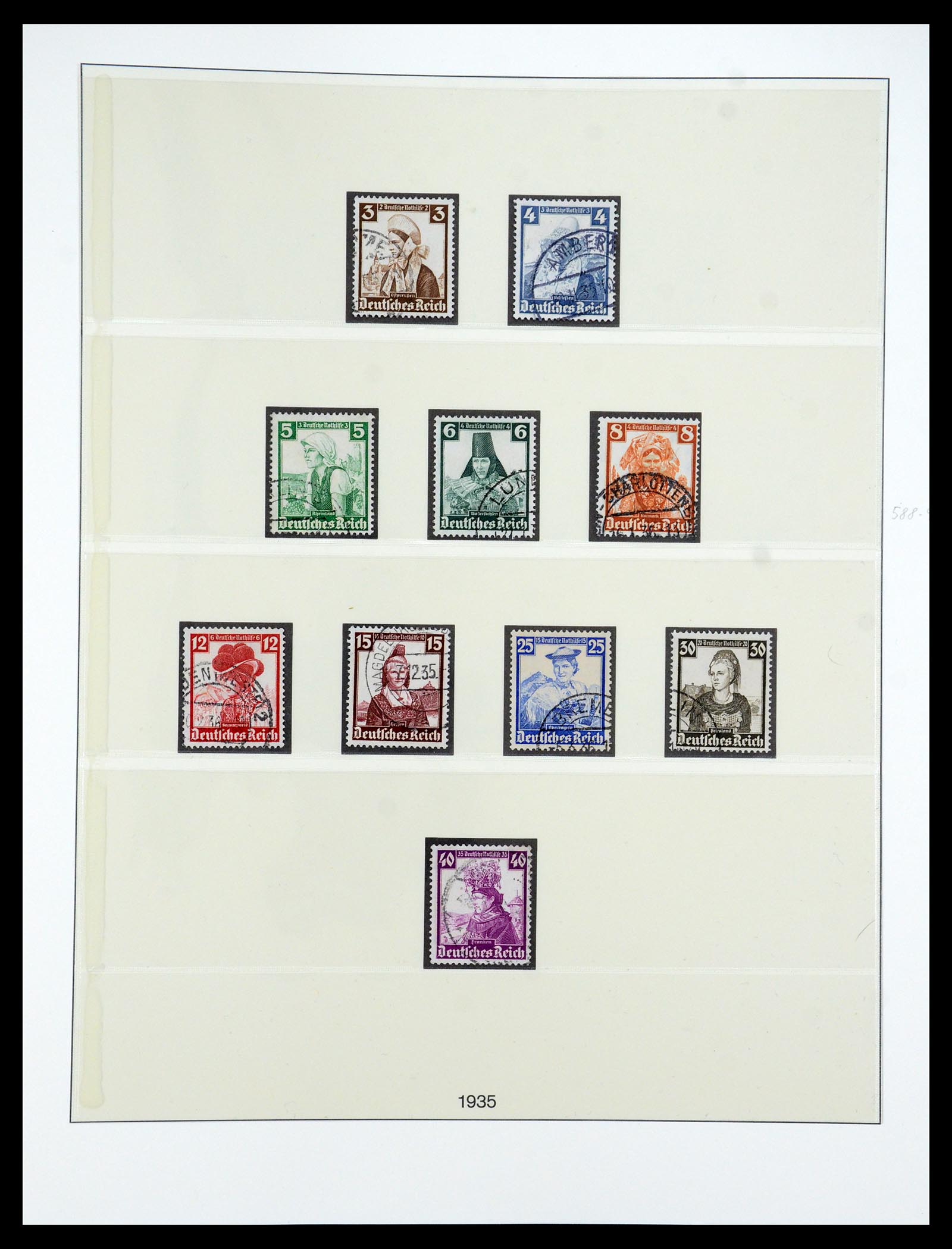 35429 009 - Postzegelverzameling 35429 Duitse Rijk 1933-1945.