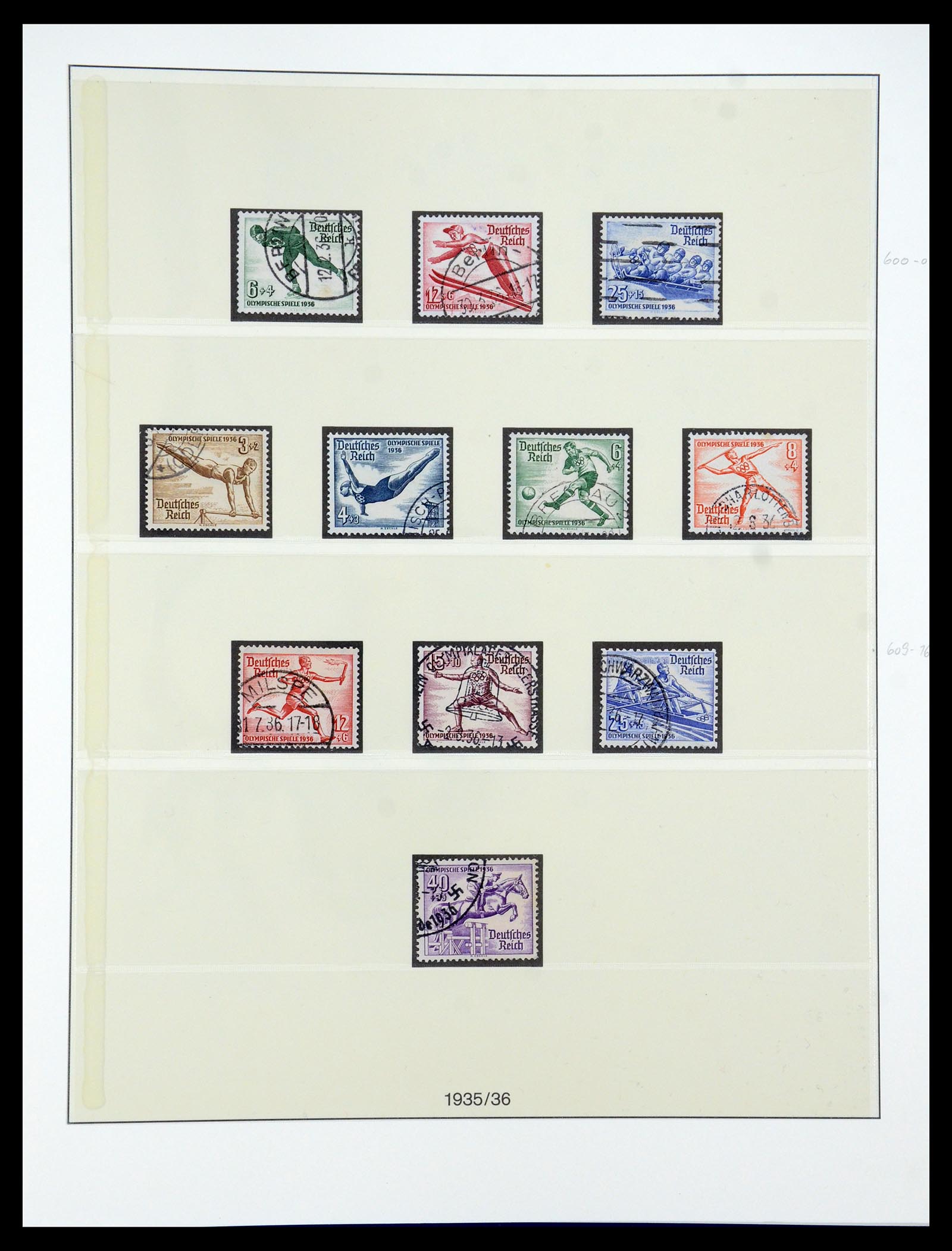 35429 010 - Postzegelverzameling 35429 Duitse Rijk 1933-1945.