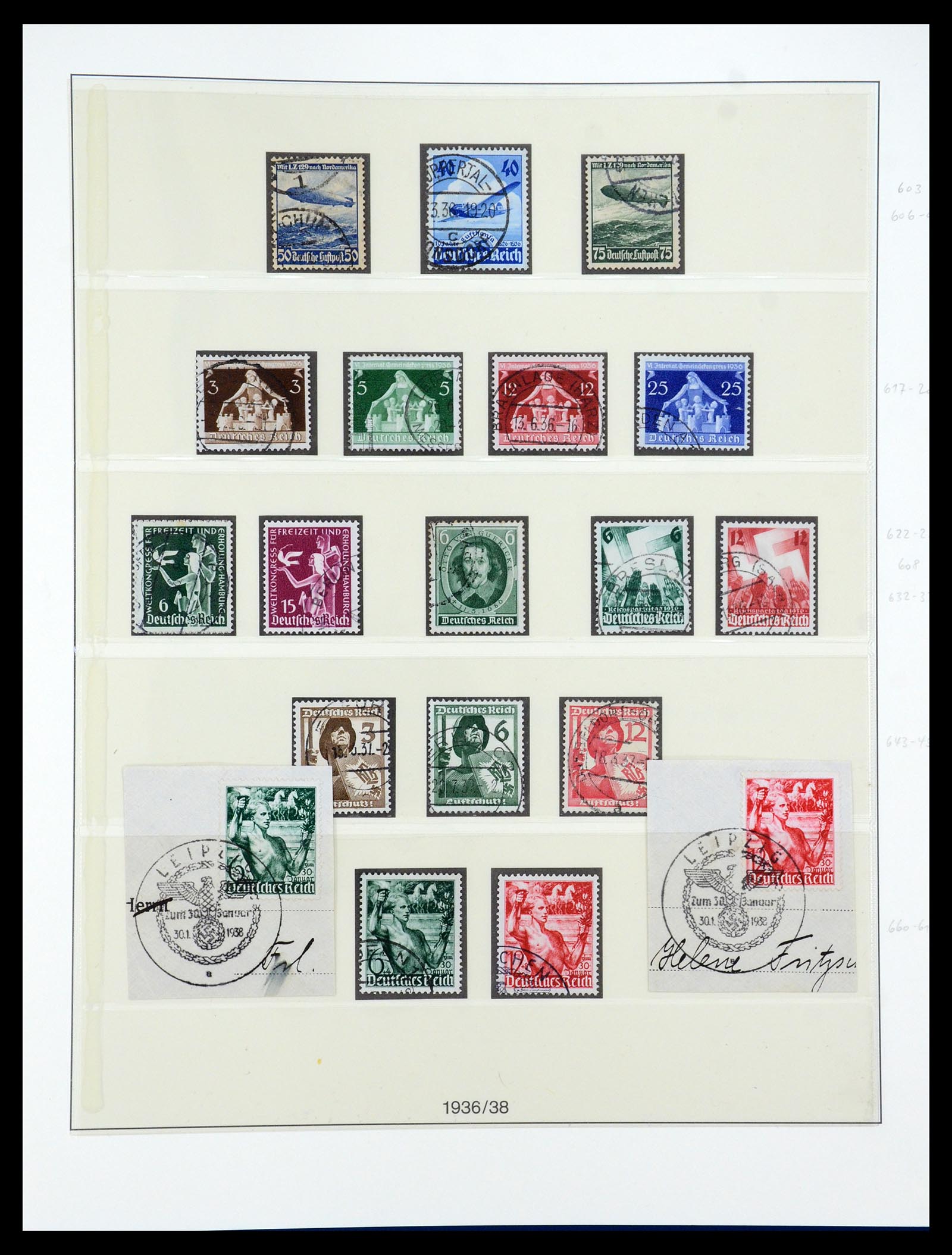 35429 011 - Postzegelverzameling 35429 Duitse Rijk 1933-1945.