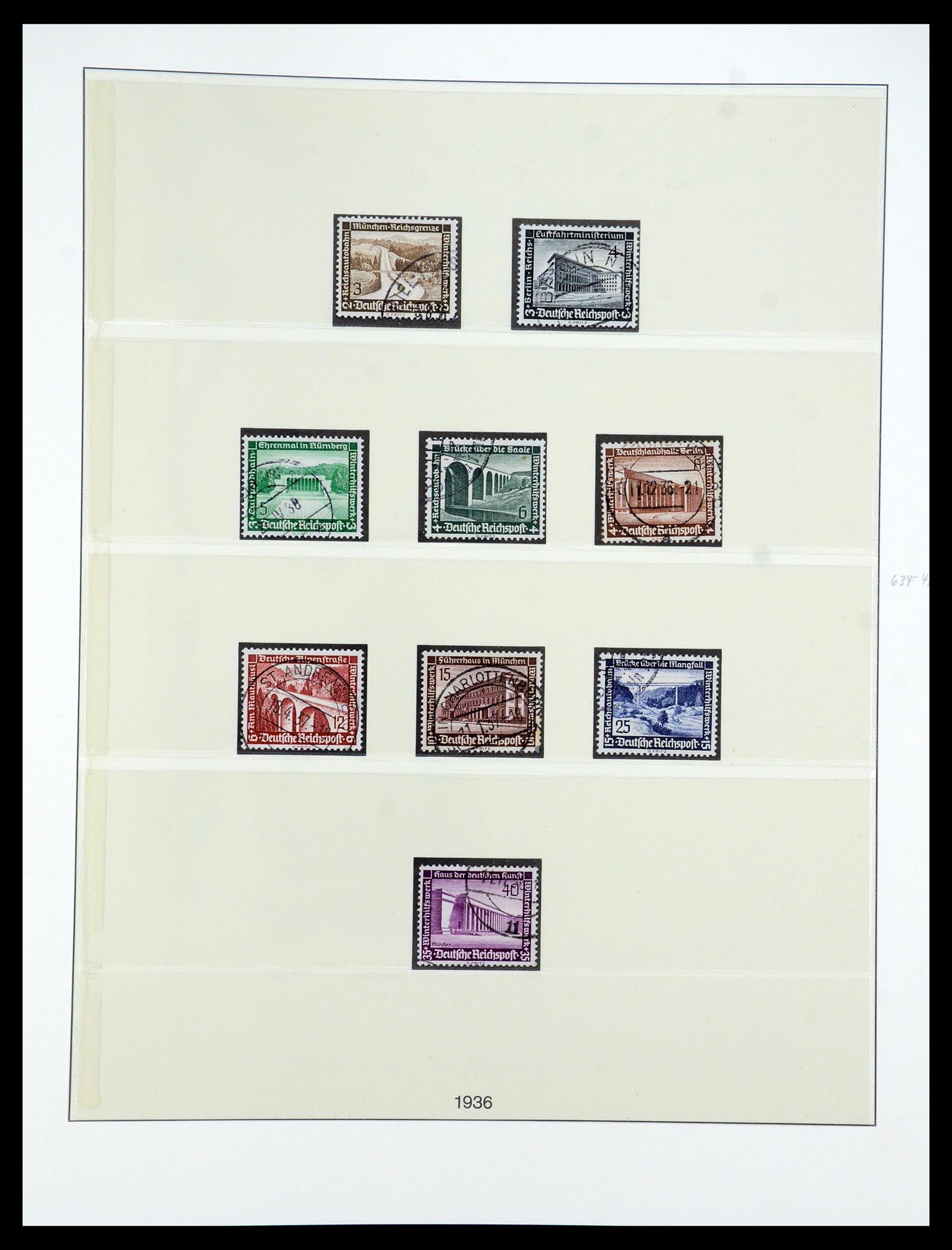 35429 013 - Postzegelverzameling 35429 Duitse Rijk 1933-1945.