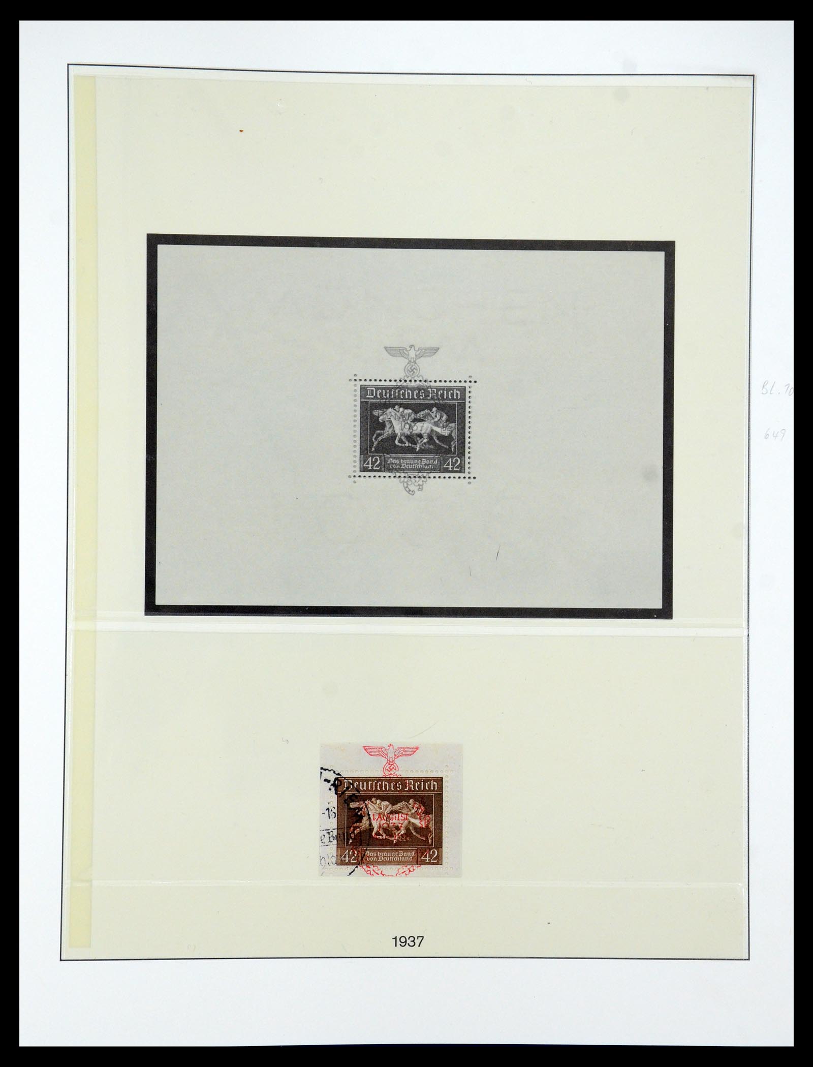 35429 016 - Postzegelverzameling 35429 Duitse Rijk 1933-1945.