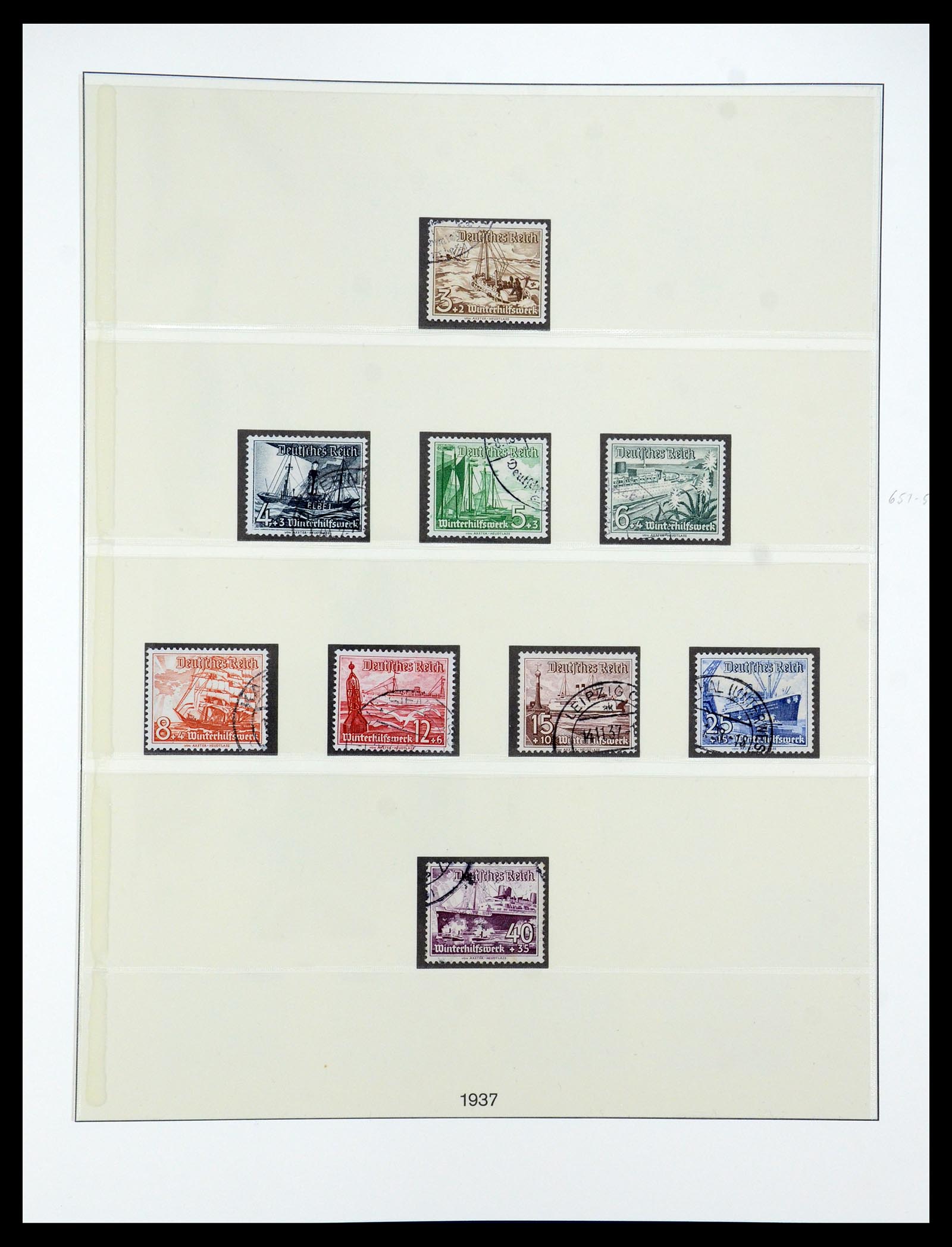 35429 017 - Postzegelverzameling 35429 Duitse Rijk 1933-1945.